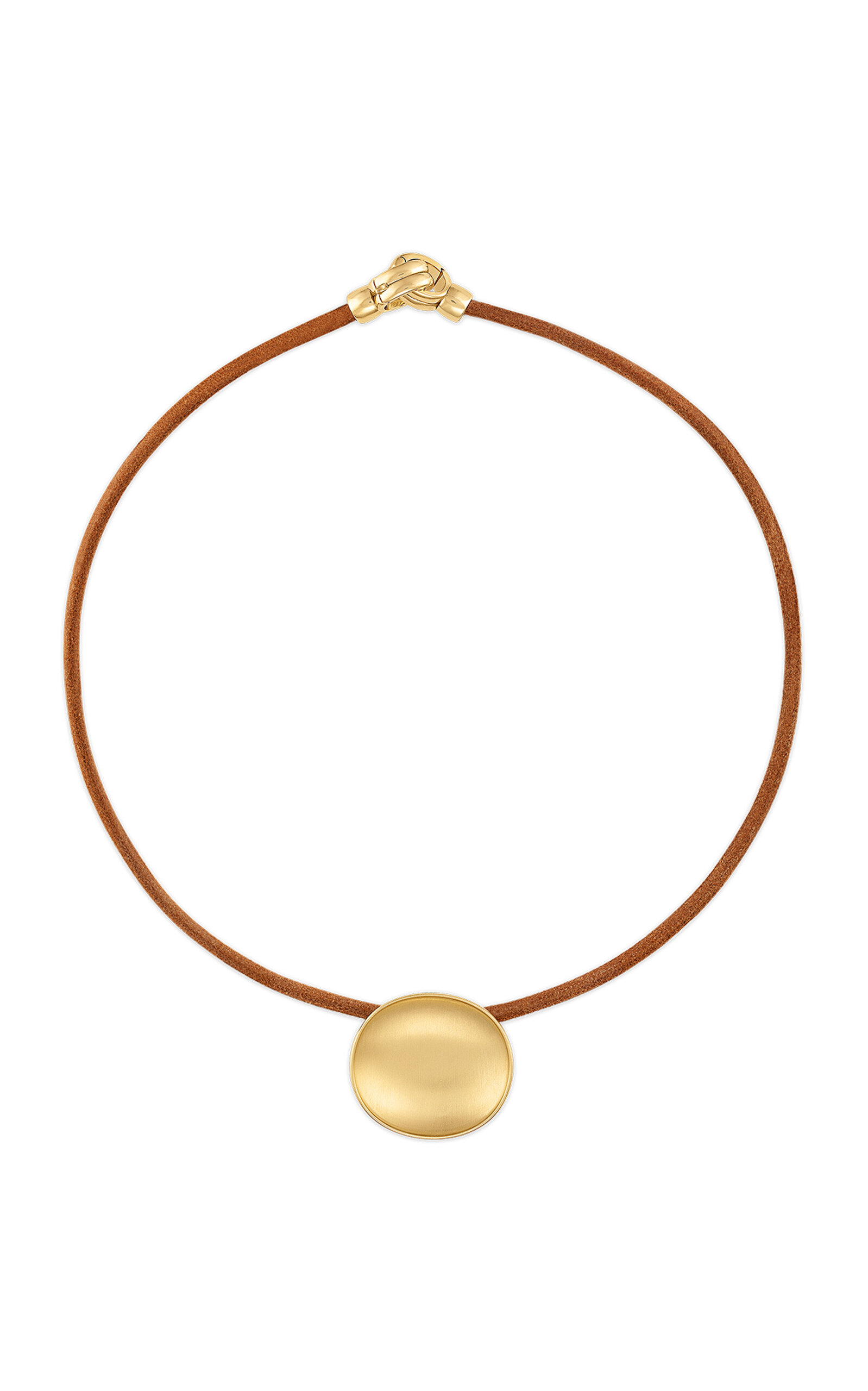 18k Yellow Gold Concave Choker