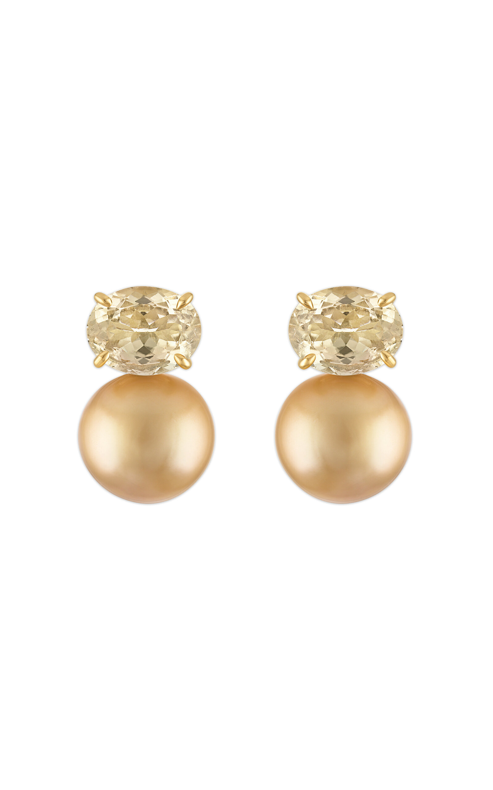 18k Yellow Gold Liv Studs