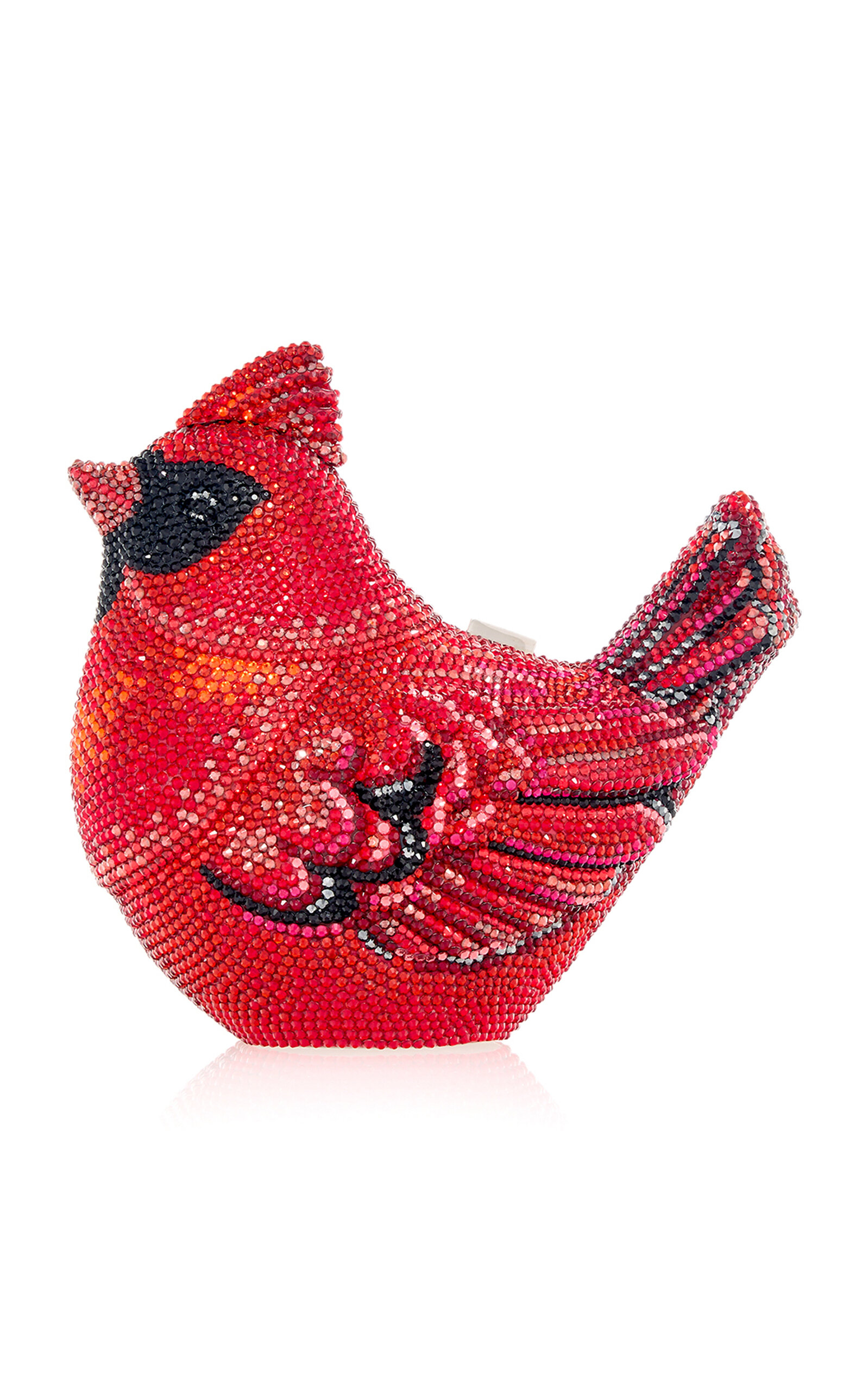 Bird Cardinal Crystal Clutch