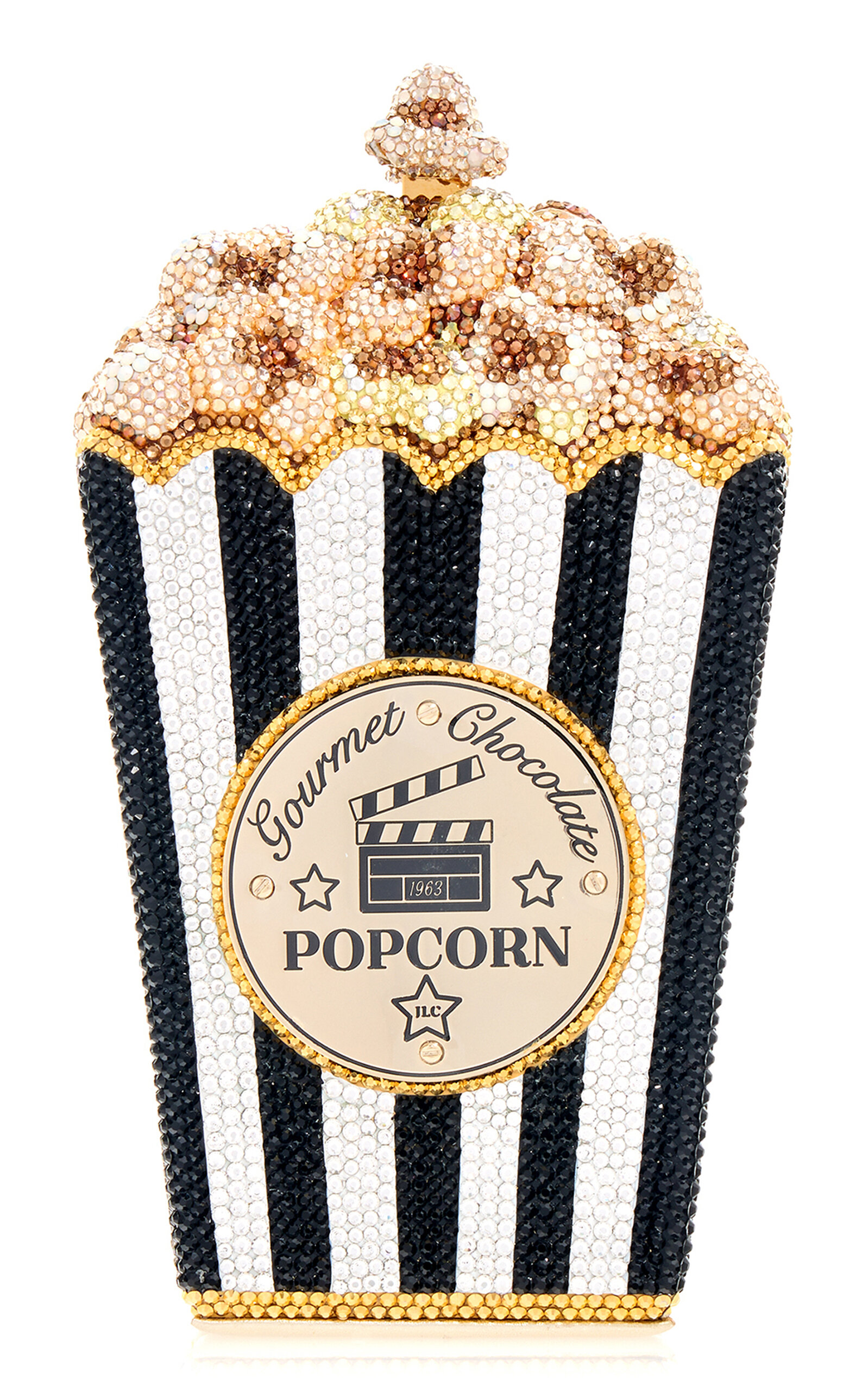 Popcorn Chocolate Crystal Clutch