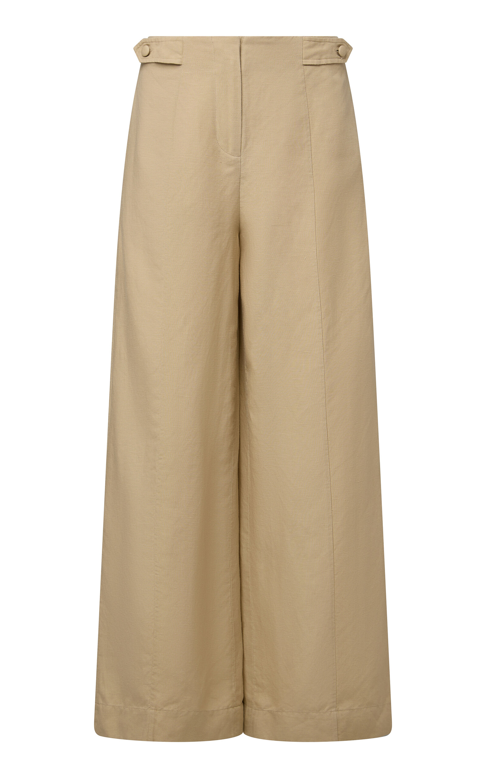 Linen-Blend Pants