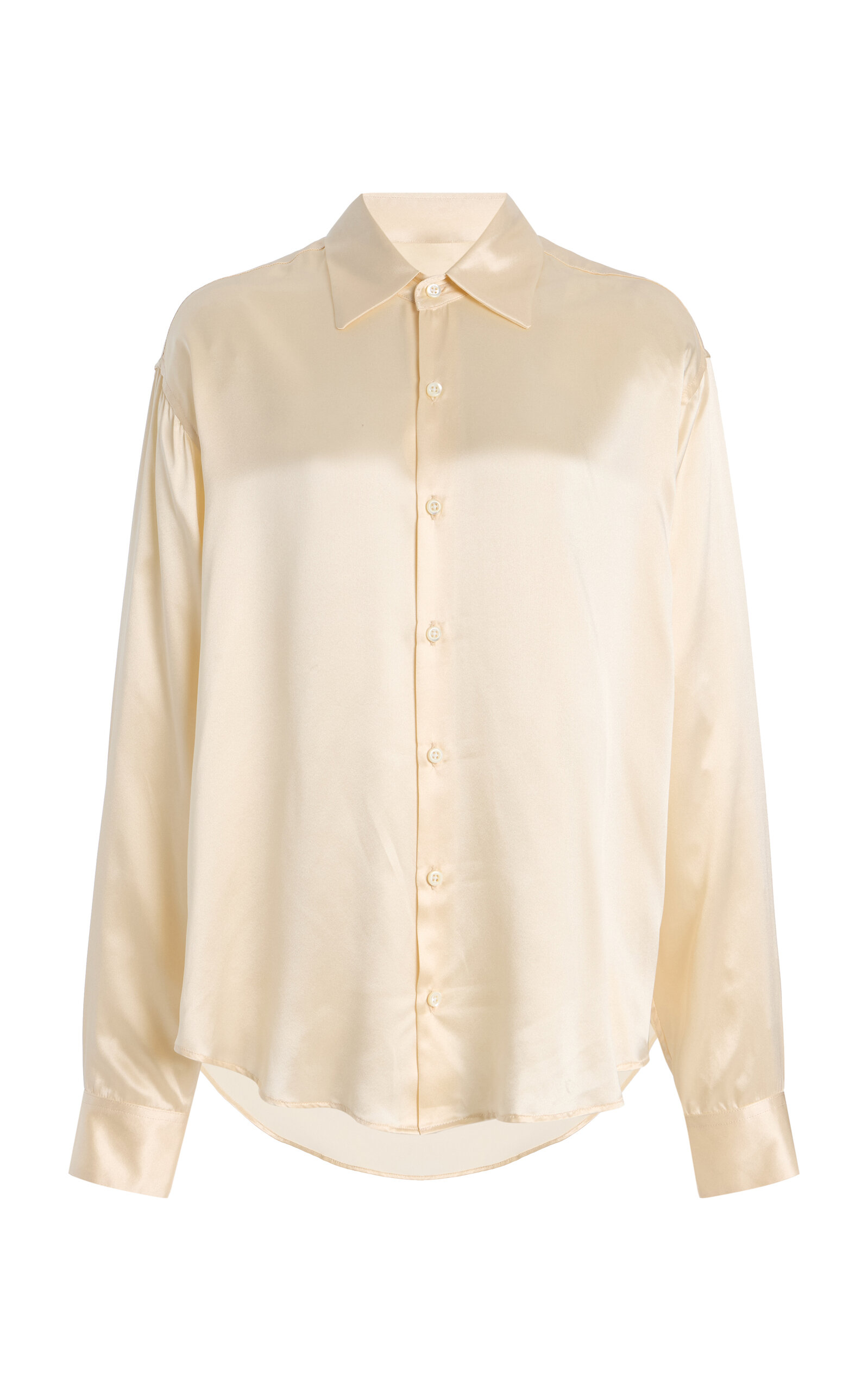 La Classica Silk-Charmeuse Shirt