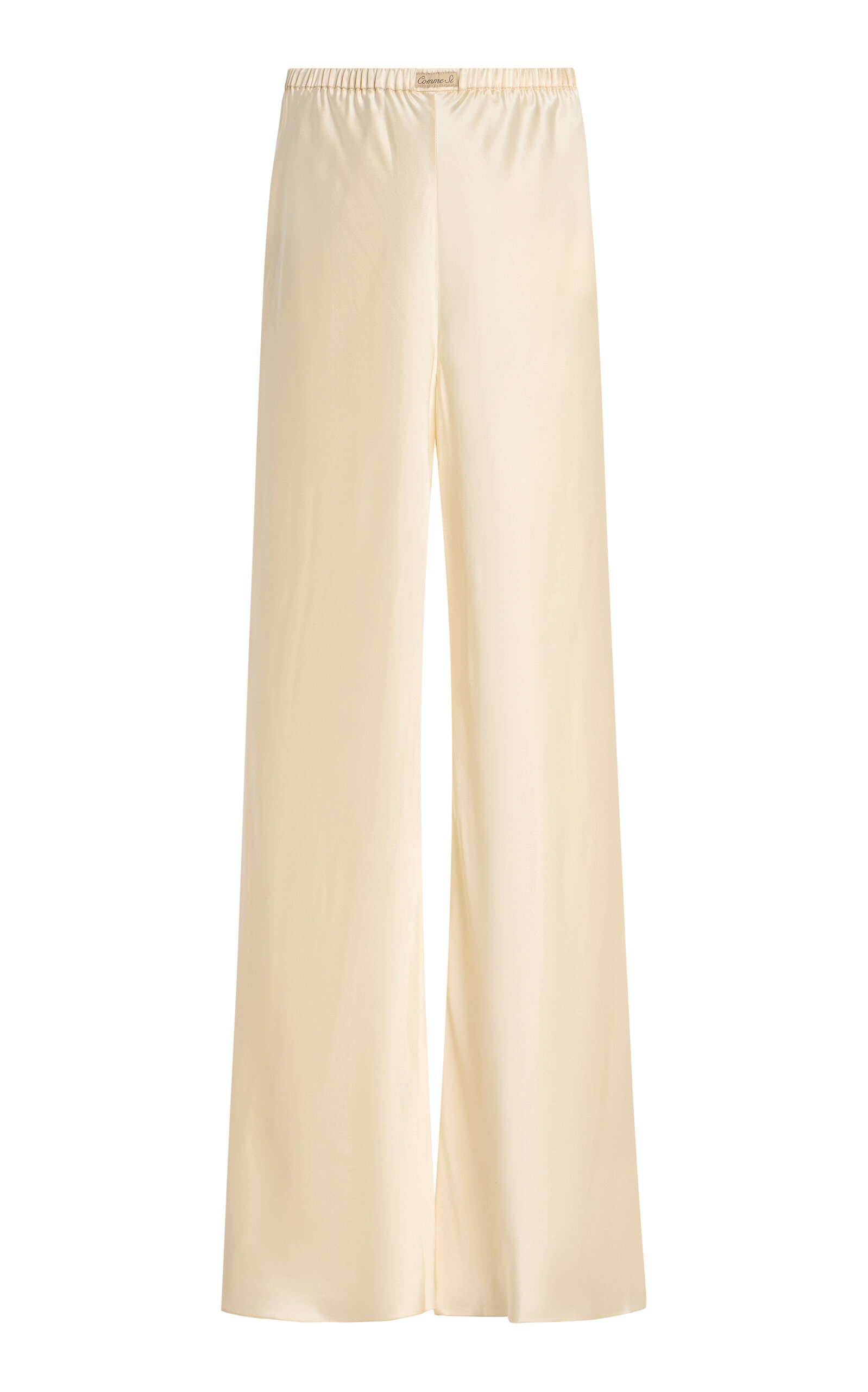 Silk-Charmeuse Pants