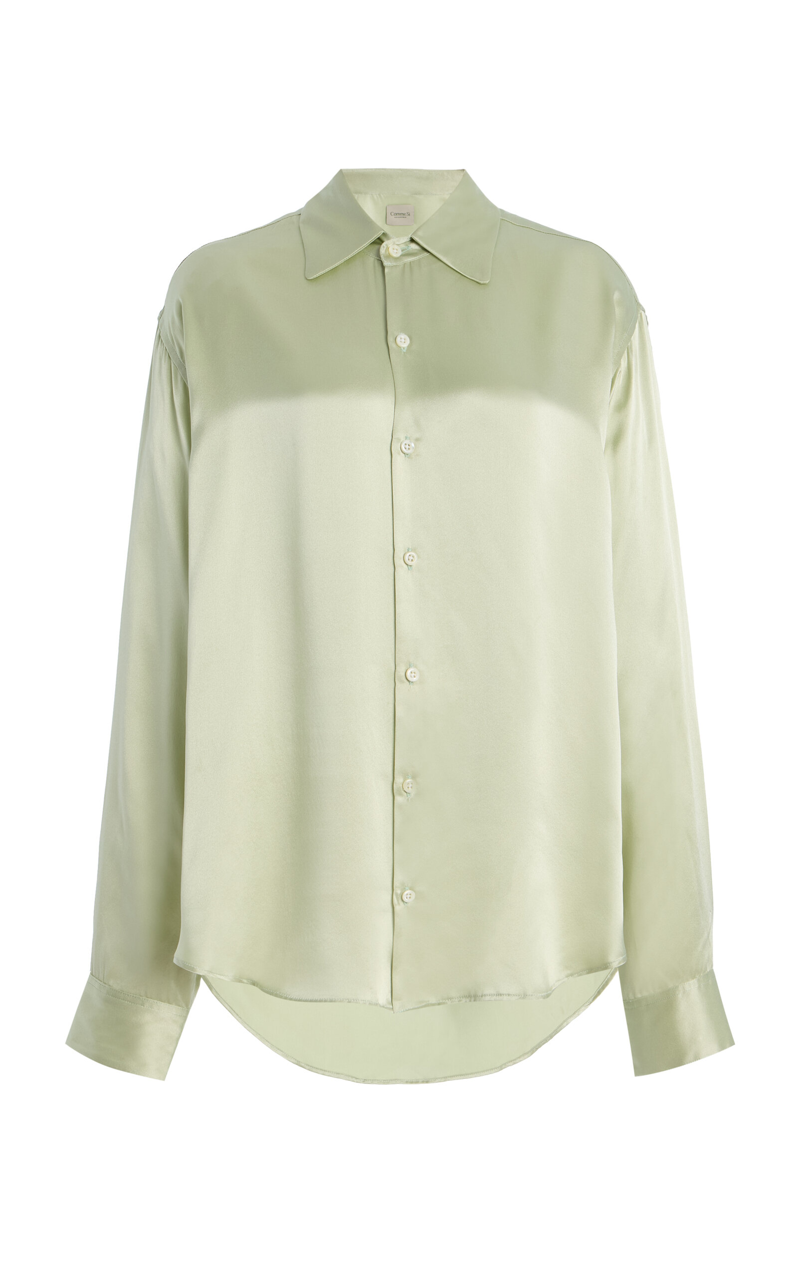 La Classica Silk-Charmeuse Shirt