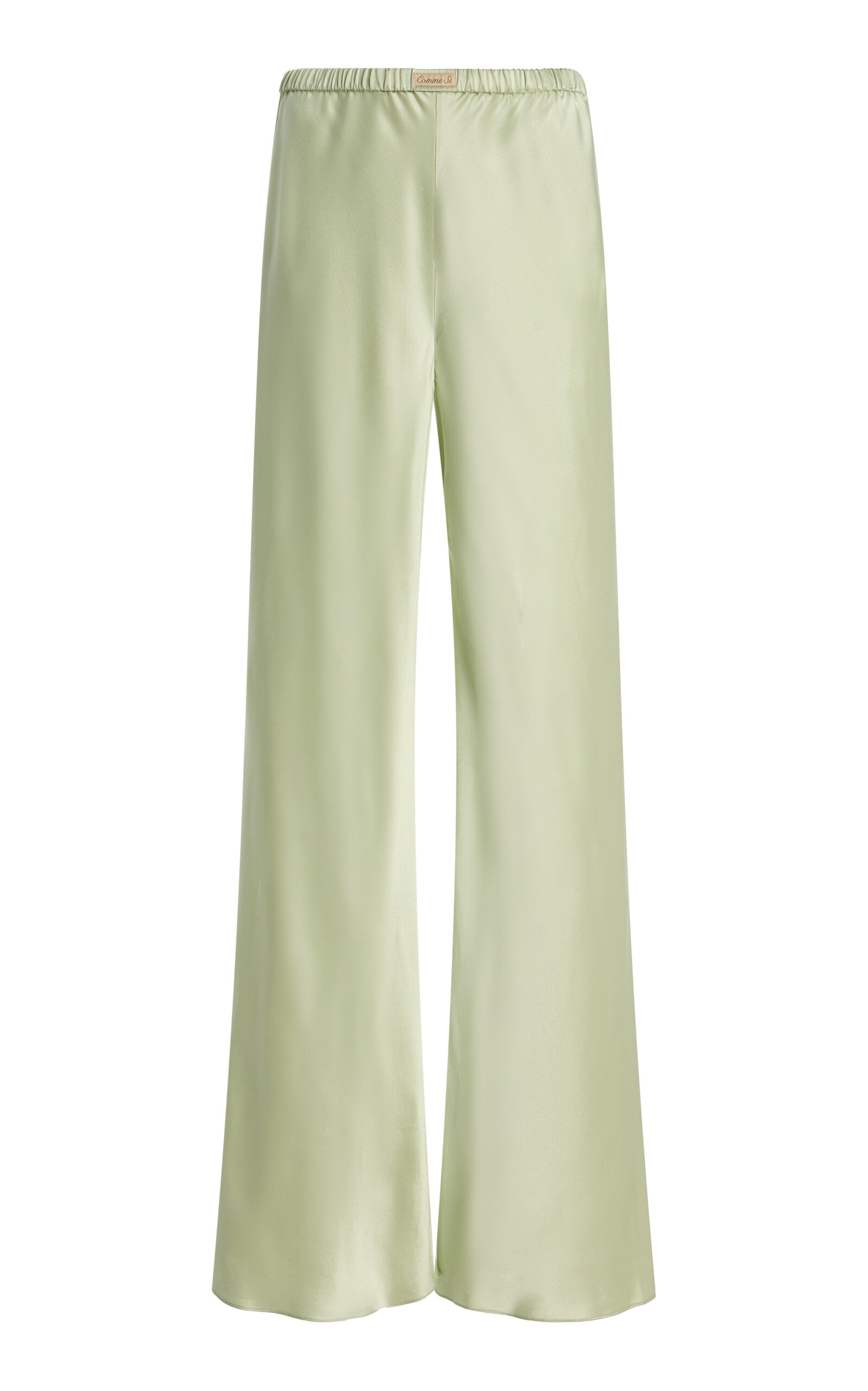 Silk-Charmeuse Pants