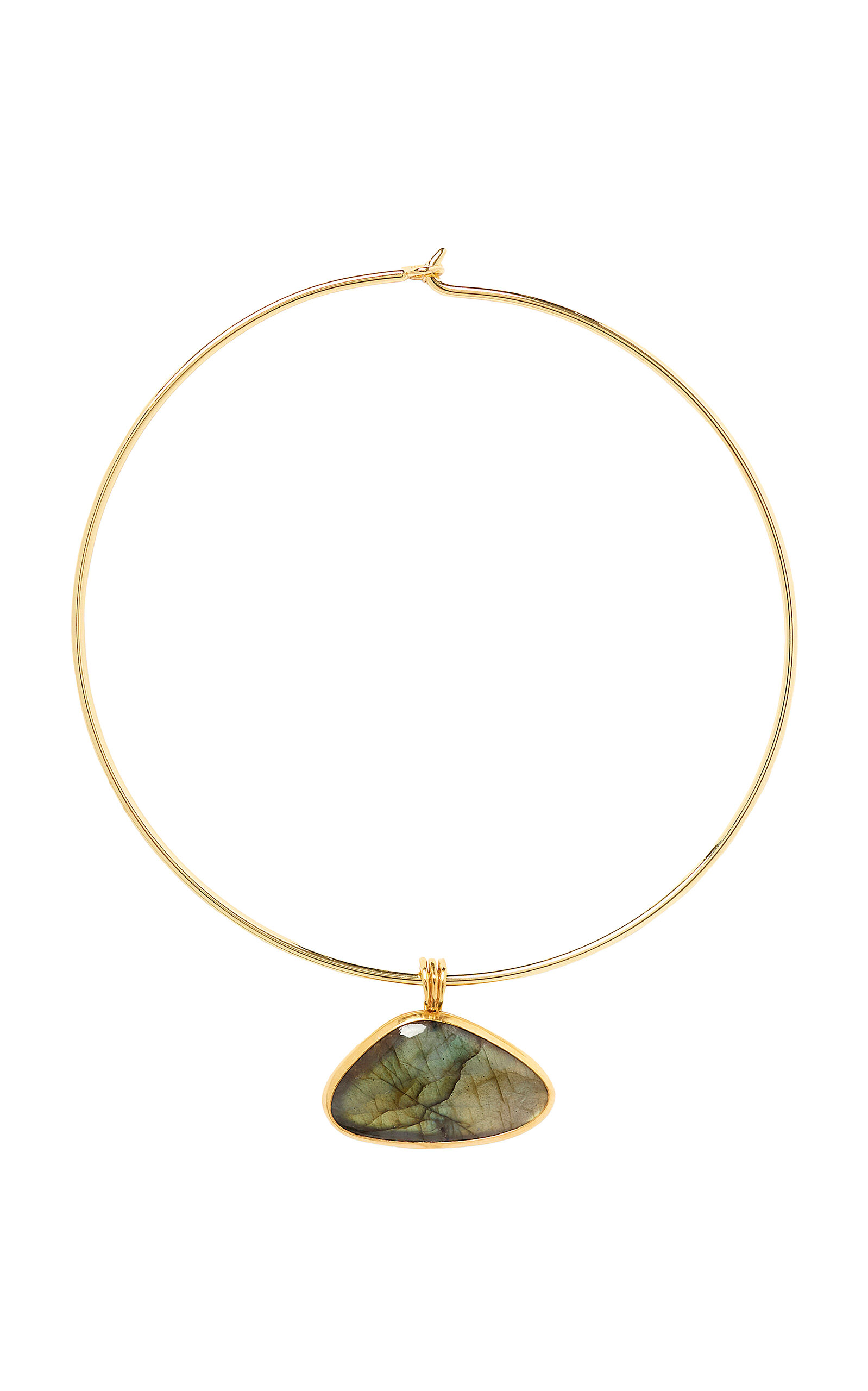 Yasmine Labradorite Gold-Plated Necklace