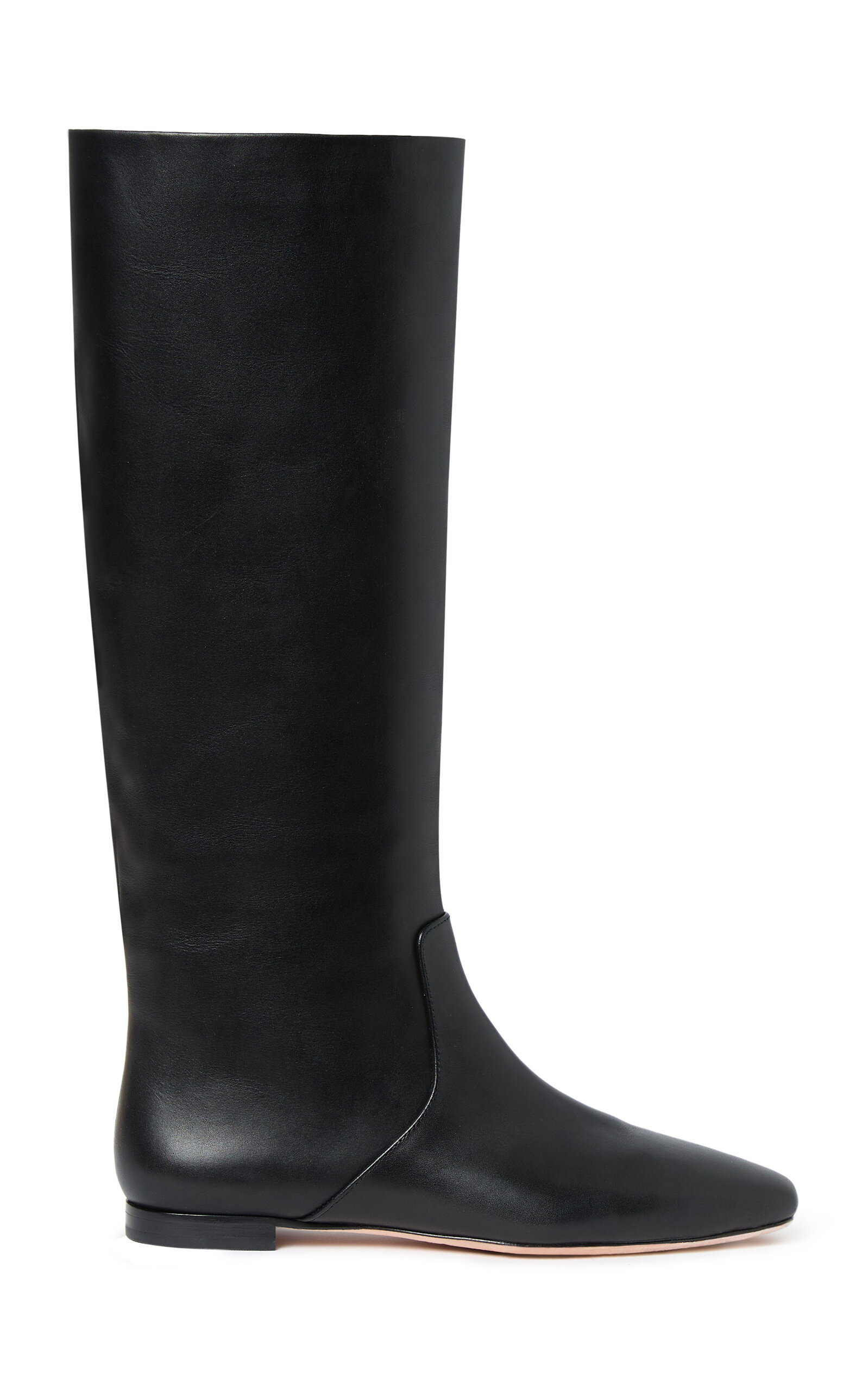 Lillian Leather Tall Flat Boots