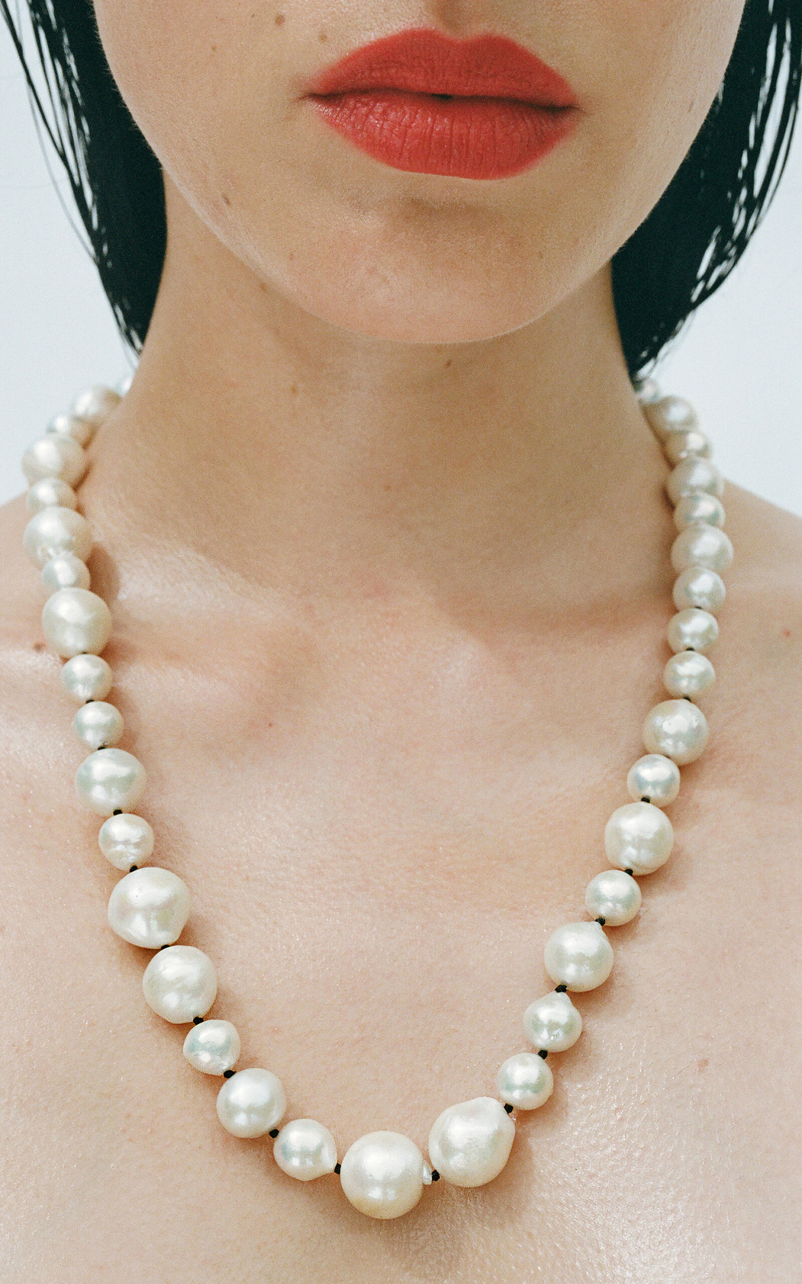 Shop Sophie Buhai Pearl Moon Necklace In White