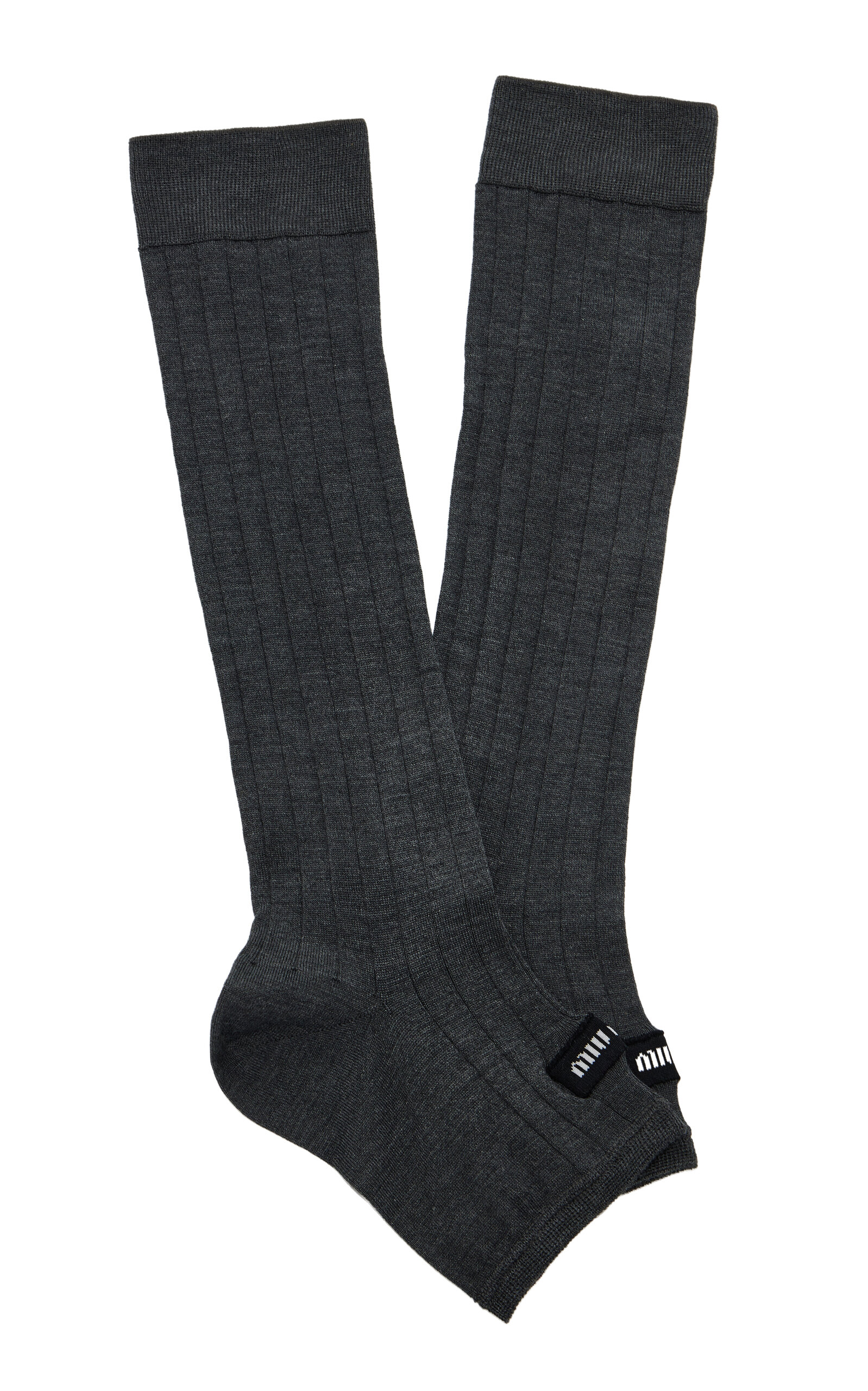 Silk-Blend Leg Warmer Socks