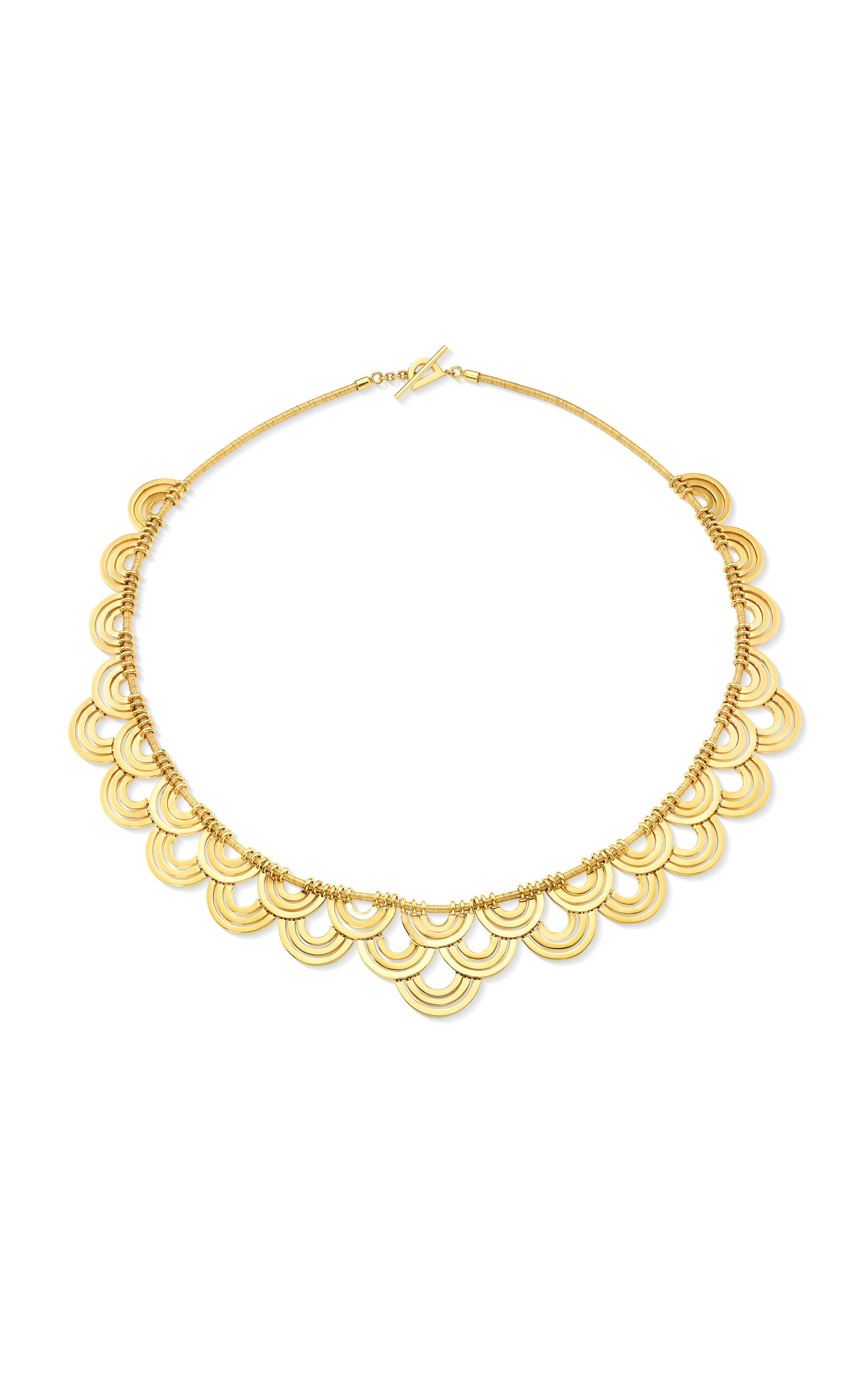 Cadar 18k Yellow Gold Water Choker Necklace