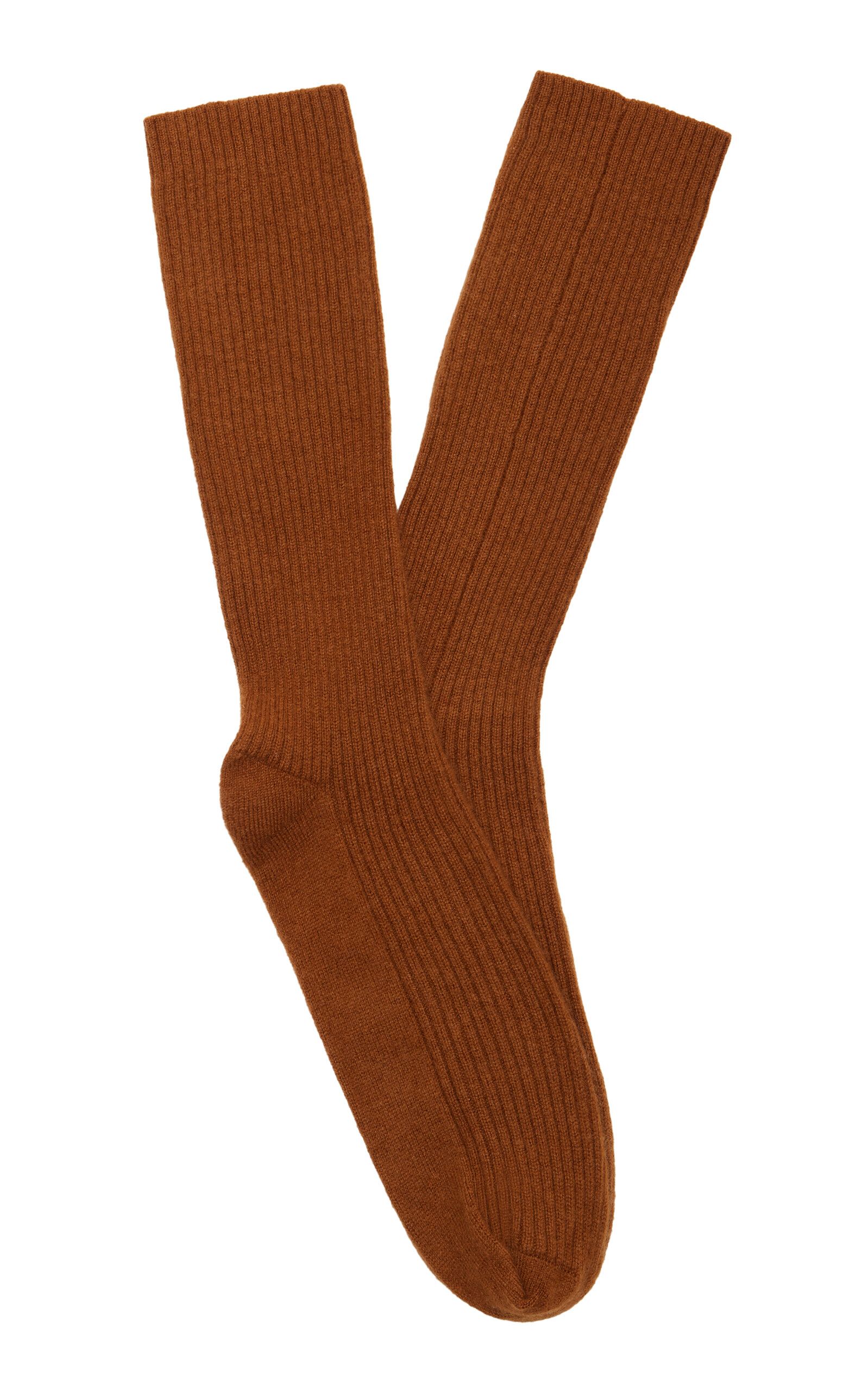 Jenni Kayne Cashmere Socks In Brown