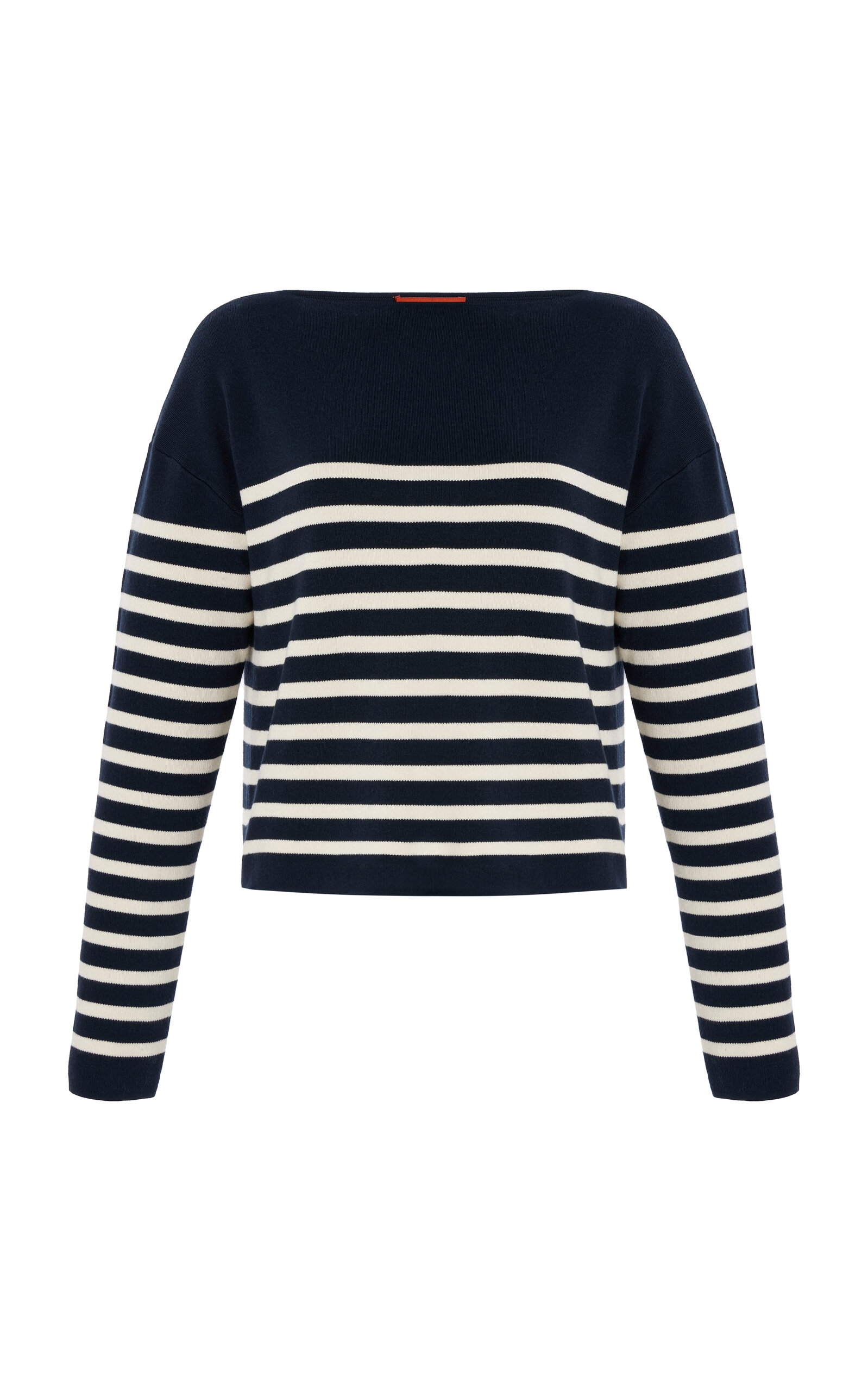 Shop Altuzarra Ronnie Striped Silk-cotton Knit Sweater