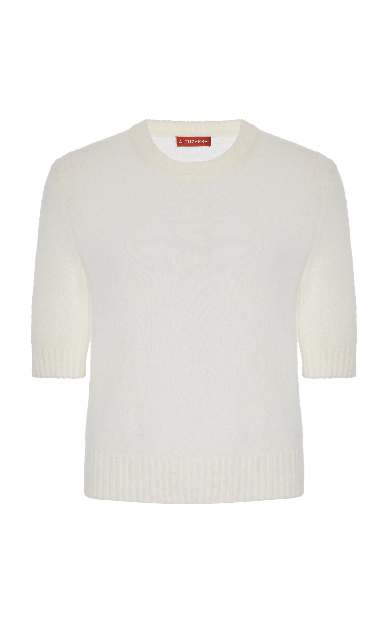 Shop Altuzarra Ty Wool-blend Sweater In Ivory