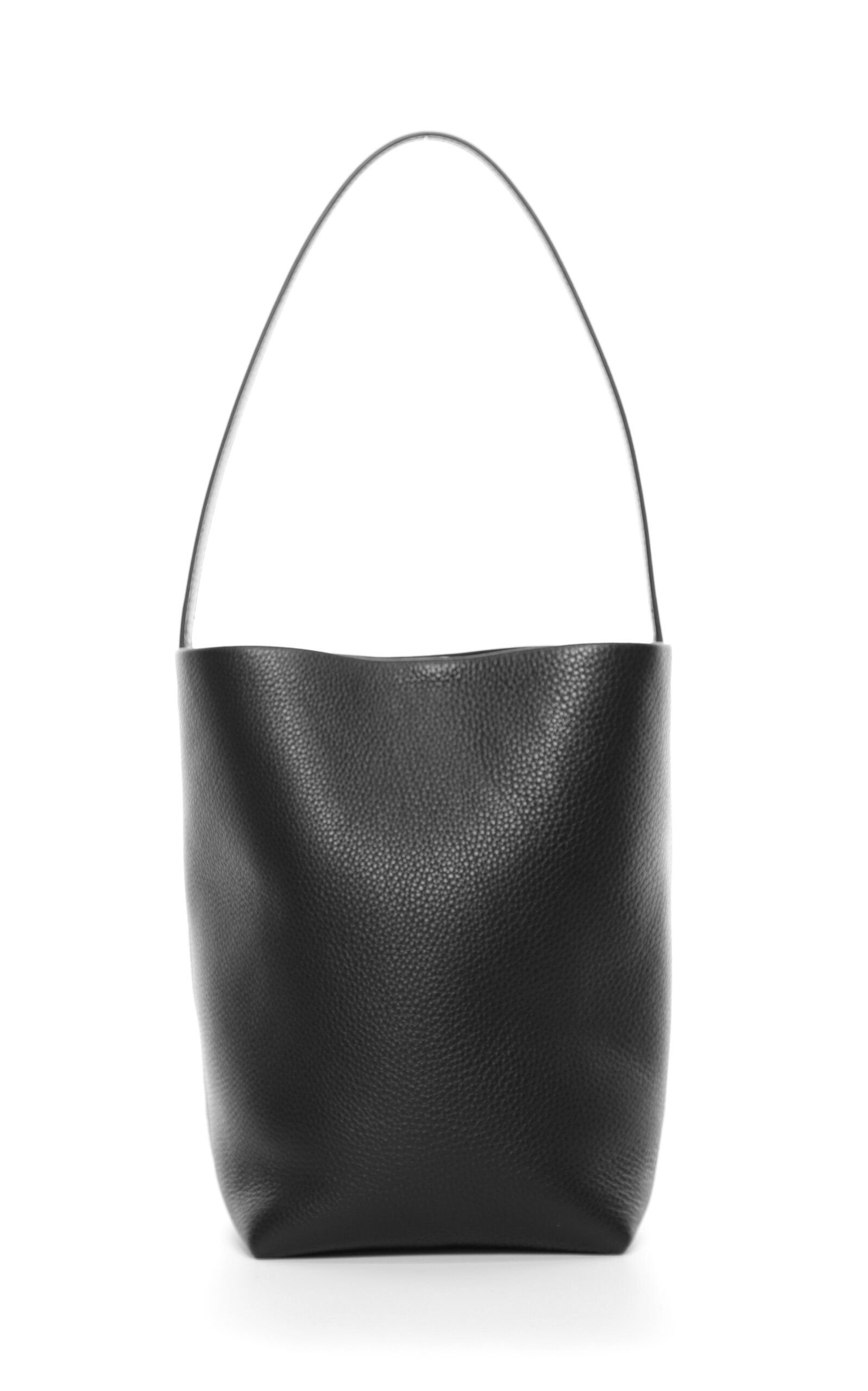 Small N/S Park Leather Tote Bag