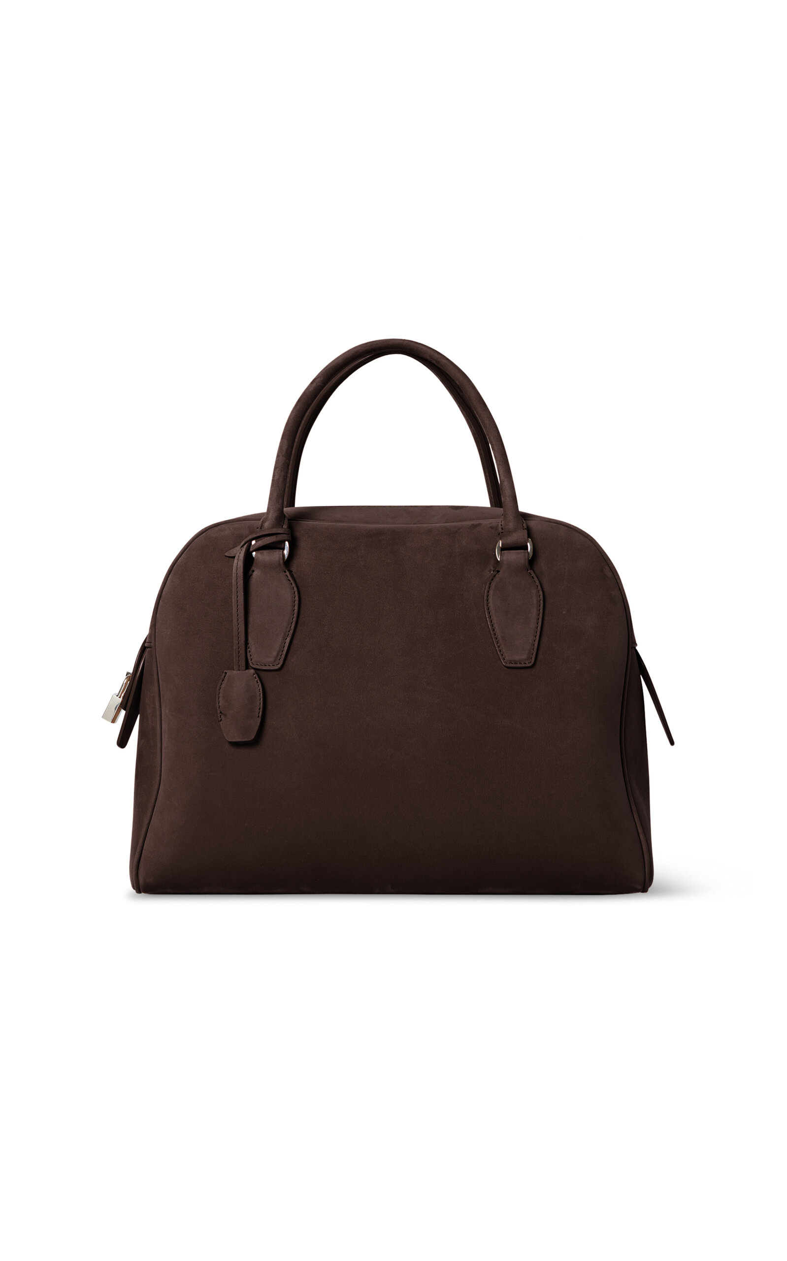 India 12 Suede Top Handle Bag