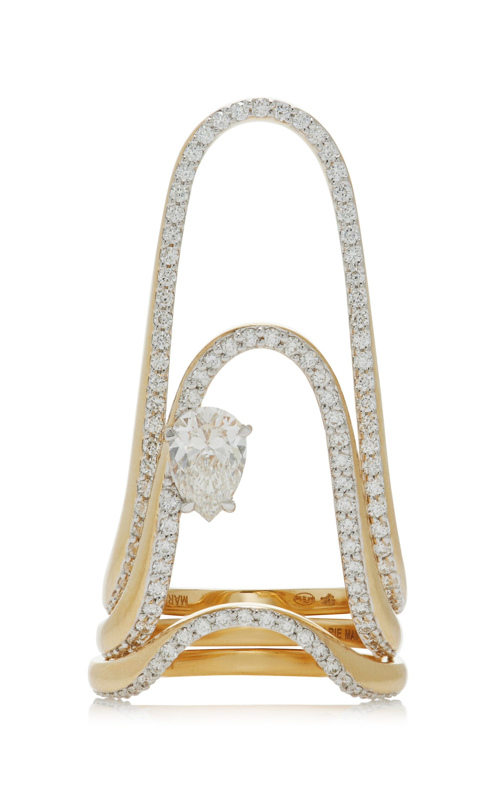 n°29 18K Yellow Gold Diamond Ring