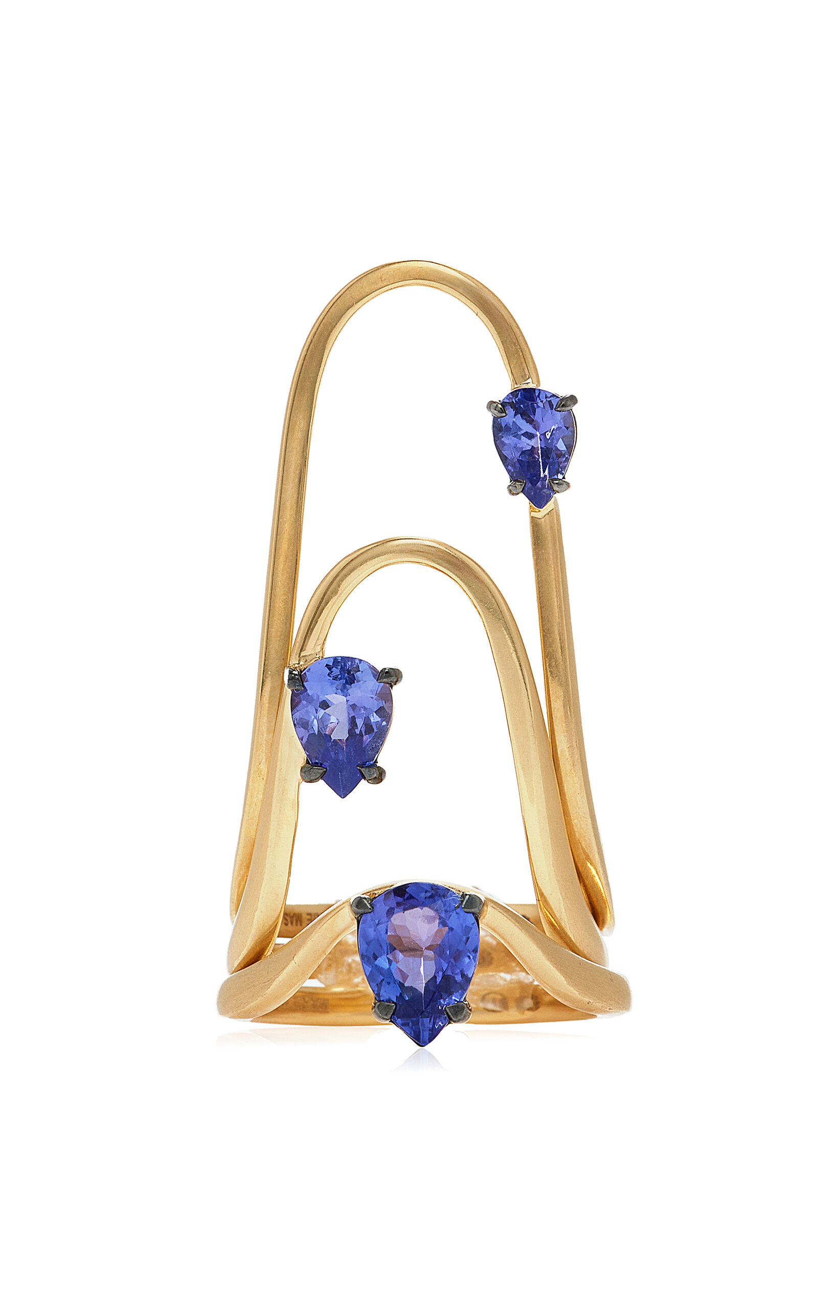 n°21 18K Yellow Gold Tanzanite Ring