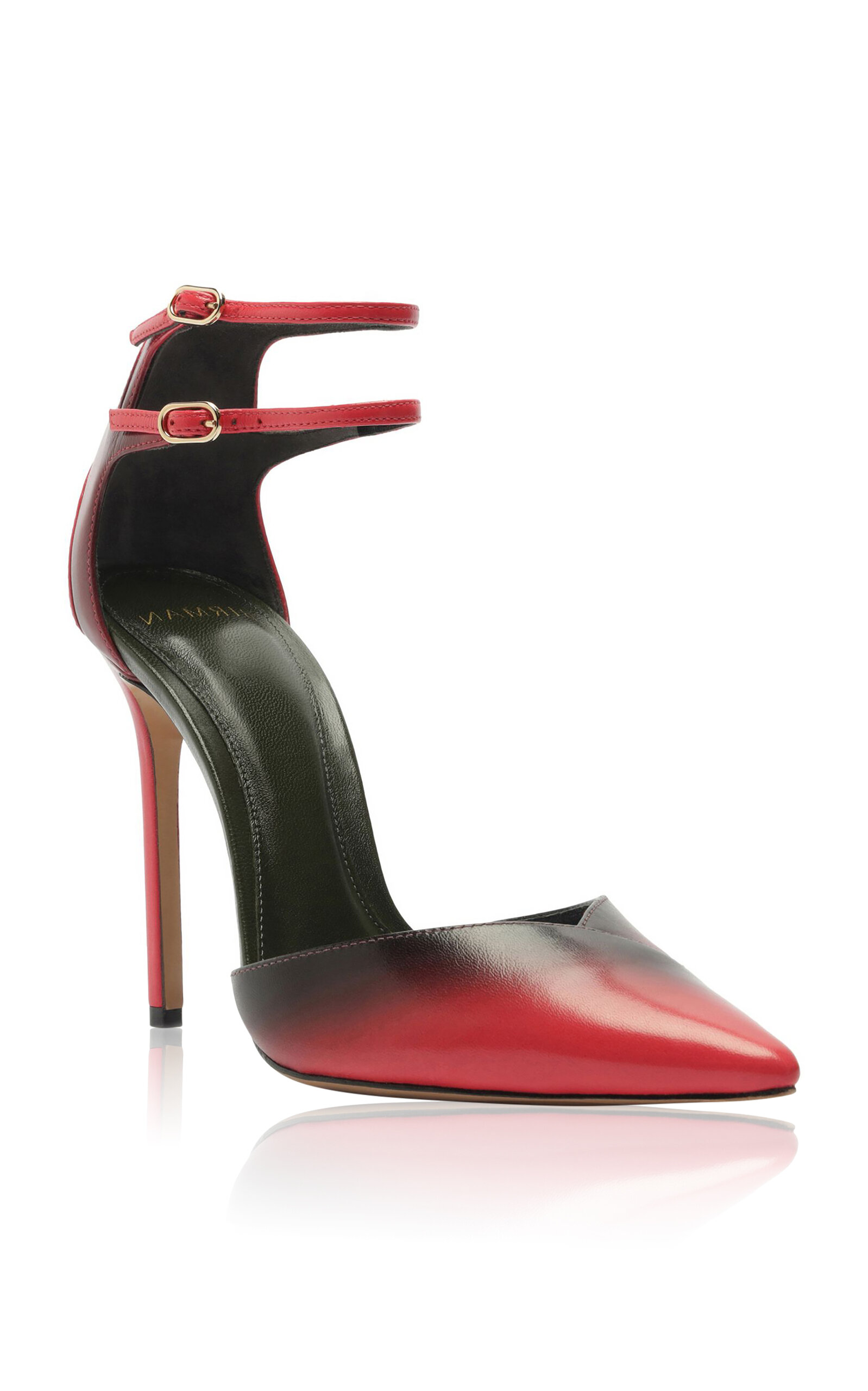 Heliconia Leather Pumps