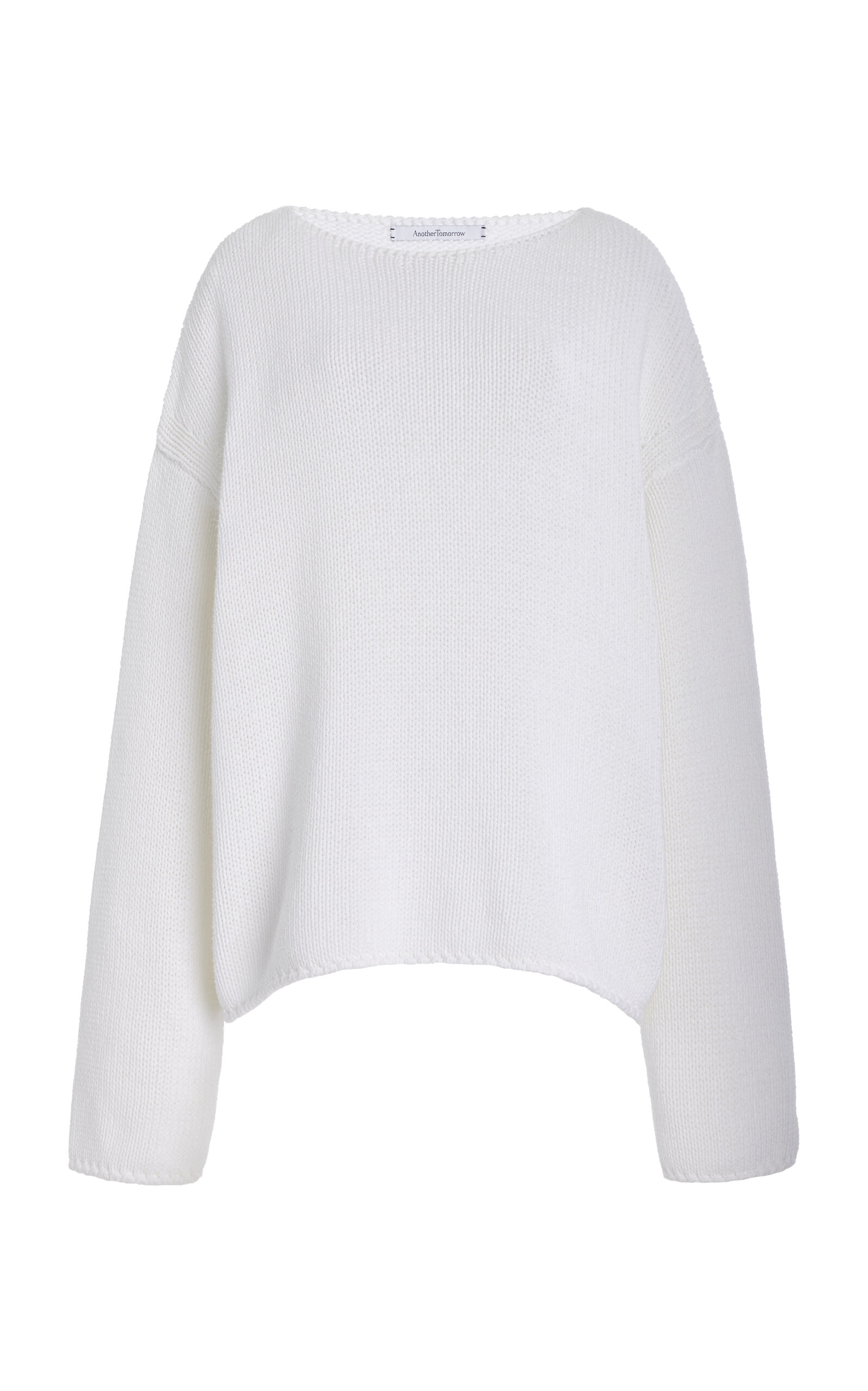 Draped Organic Cotton Sweater