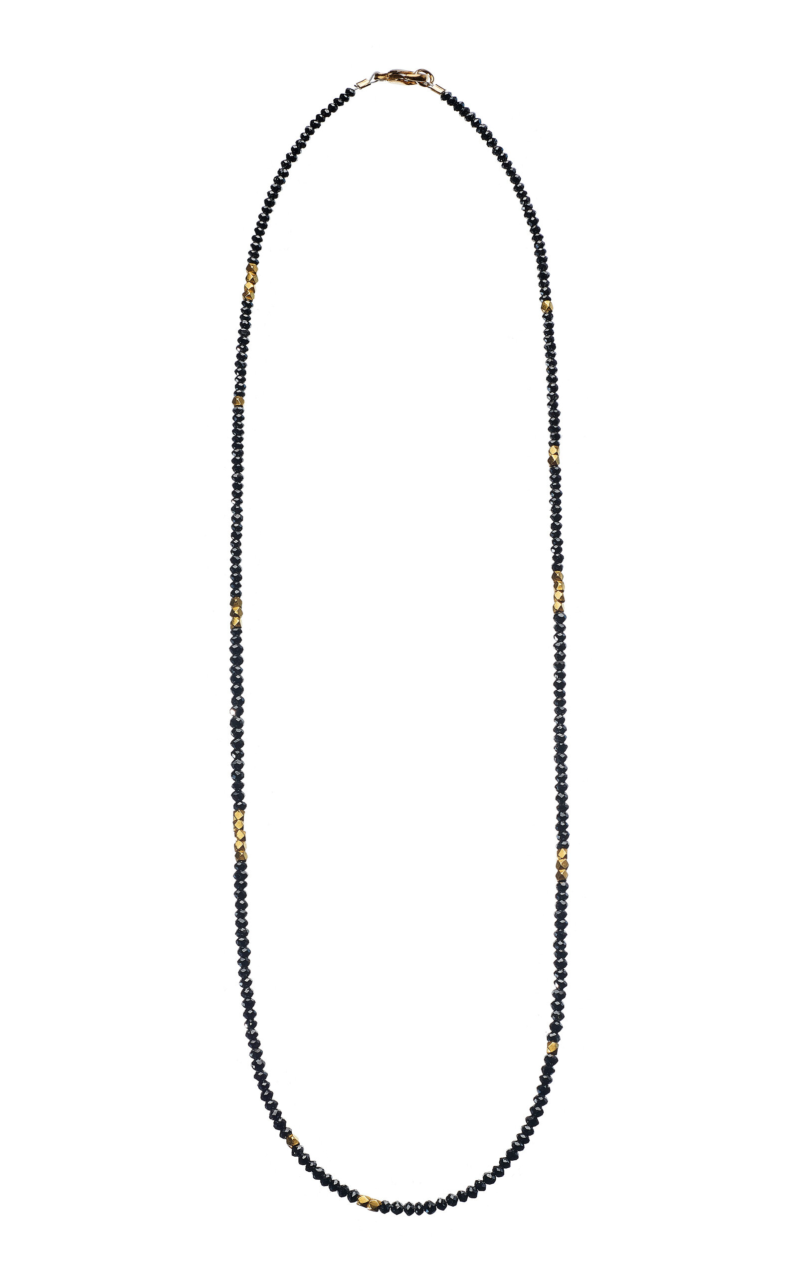 Noir Small Black Diamond 18K Yellow Gold Necklace