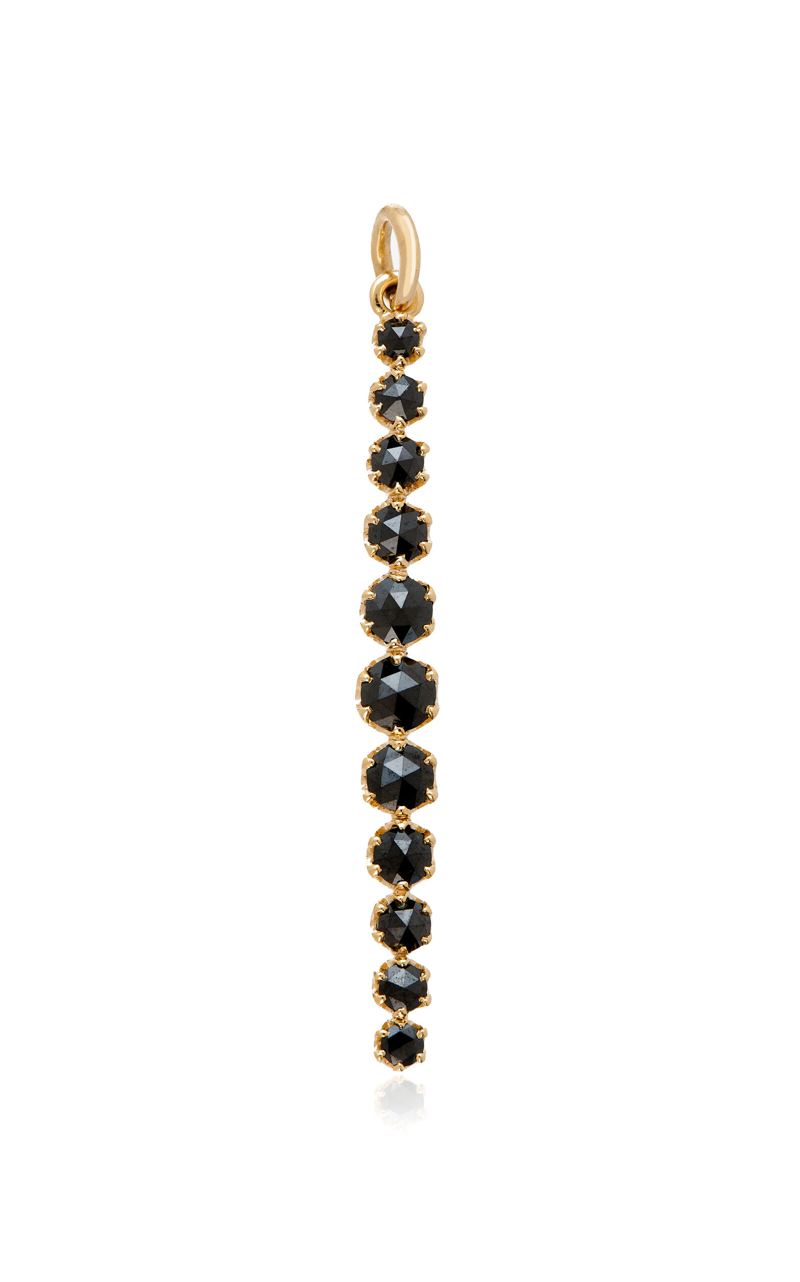 Alexa Black Diamond 18K Yellow Gold Pendant