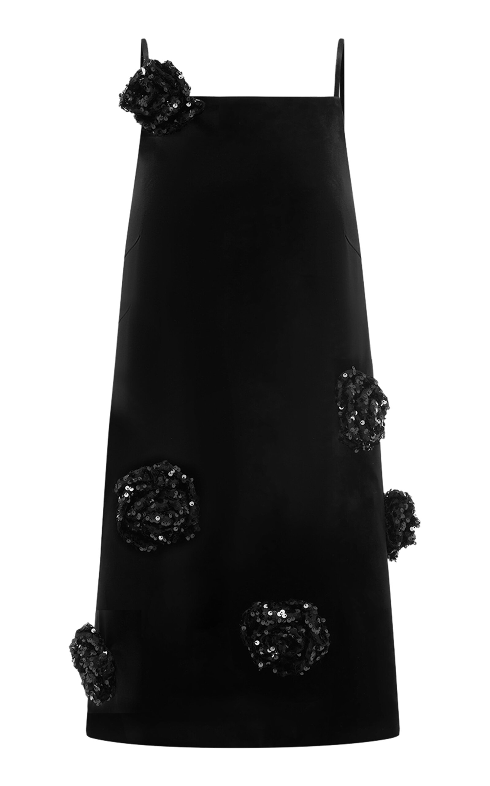 Exclusive Leia Embellished Velvet Mini Dress