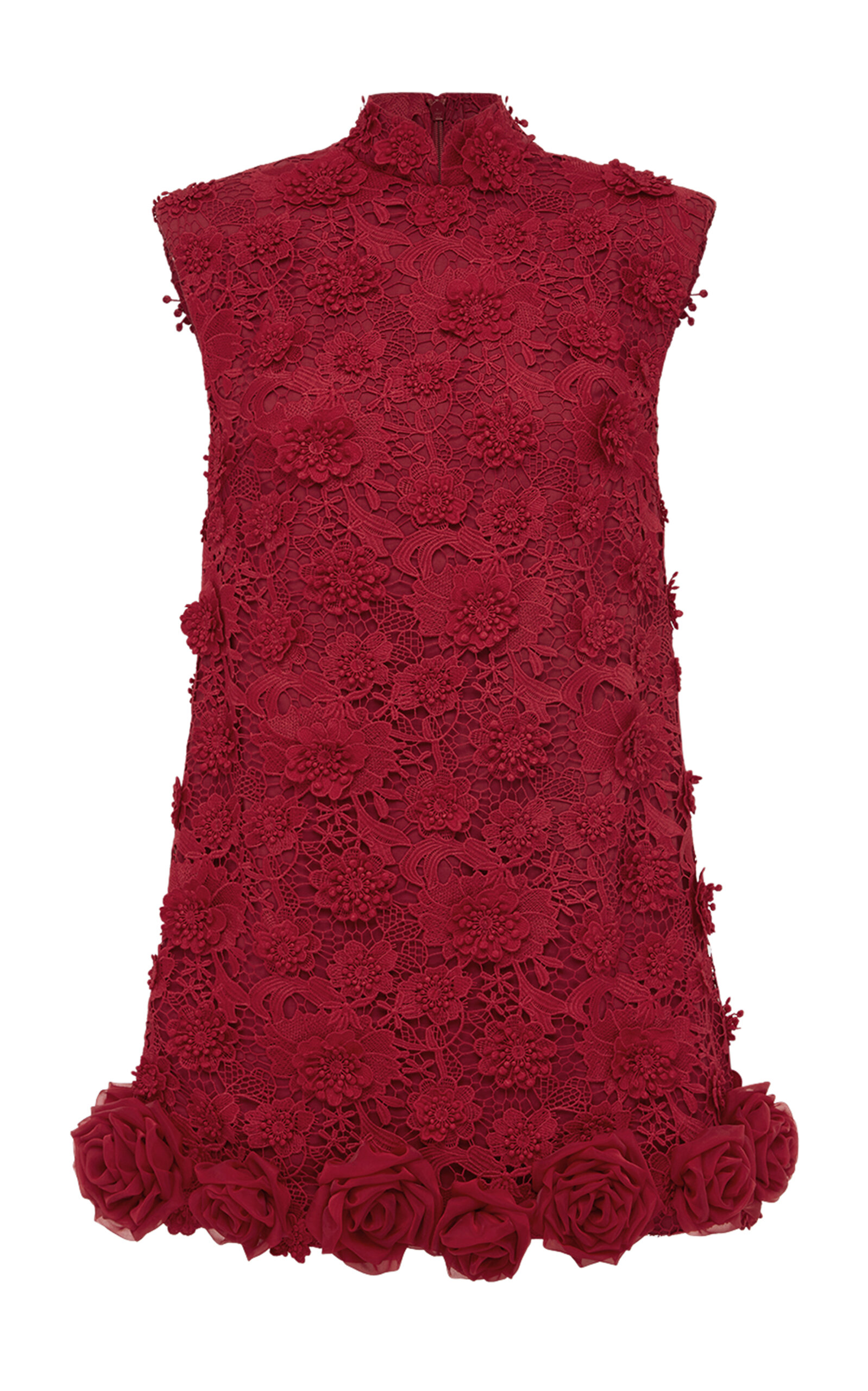 Exclusive Lingyu Rosette-Lace Mini Dress