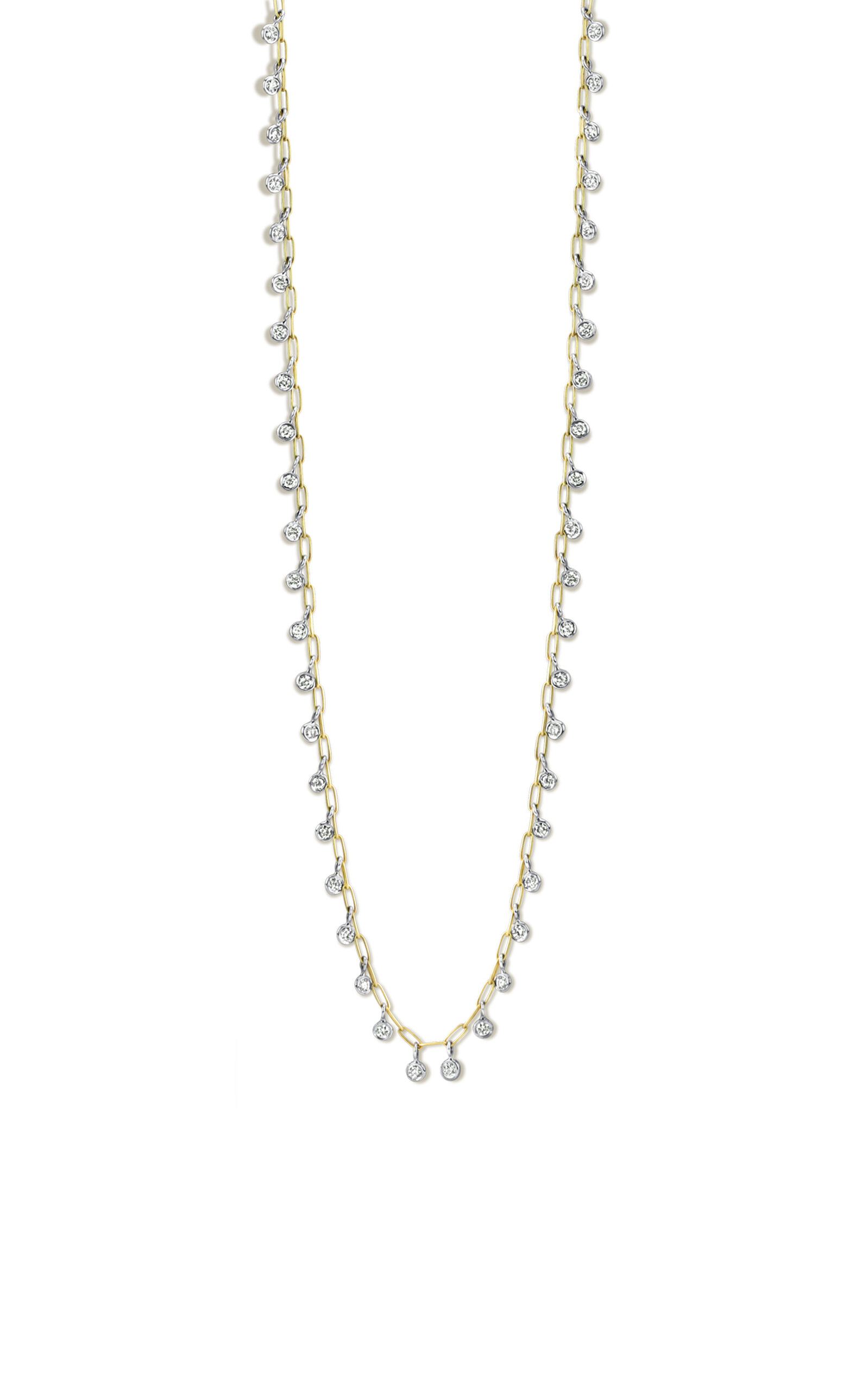 Ephemeral 14K Yellow Gold Diamond Necklace