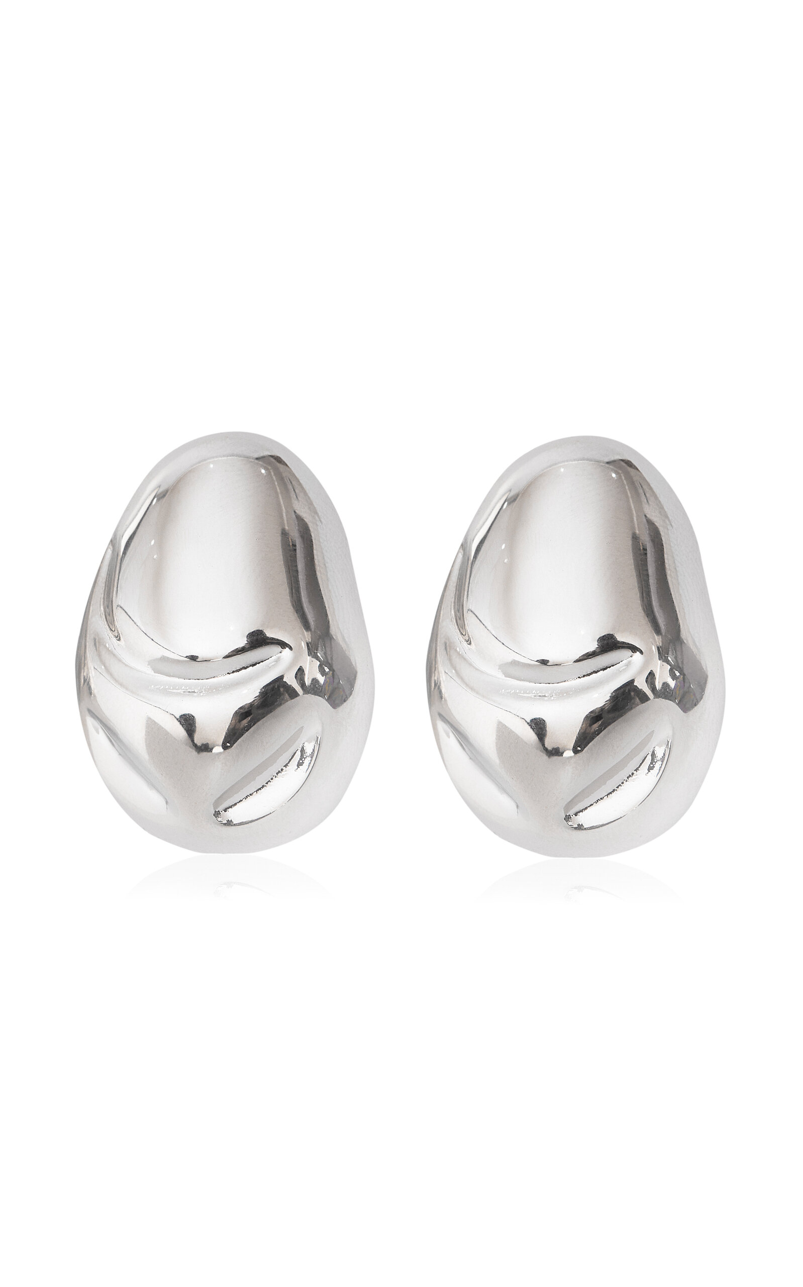 18kt Gold PlatedEre Earrings (Small/Silver)