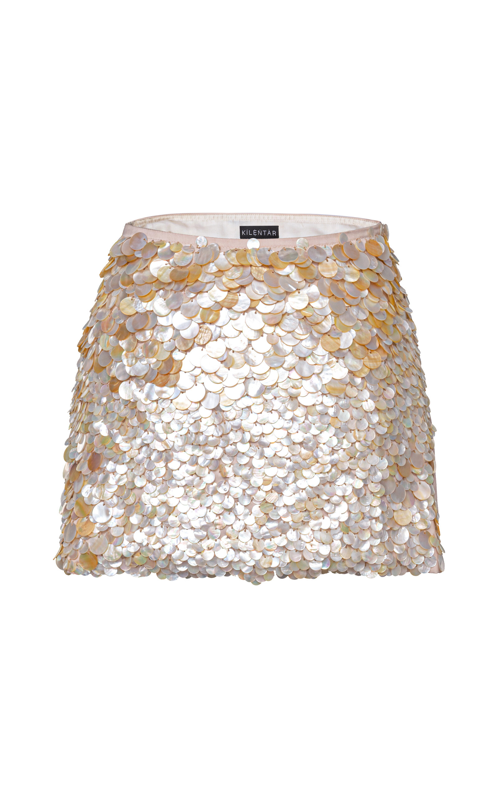 Aje Embellished Shell Mini Skirt