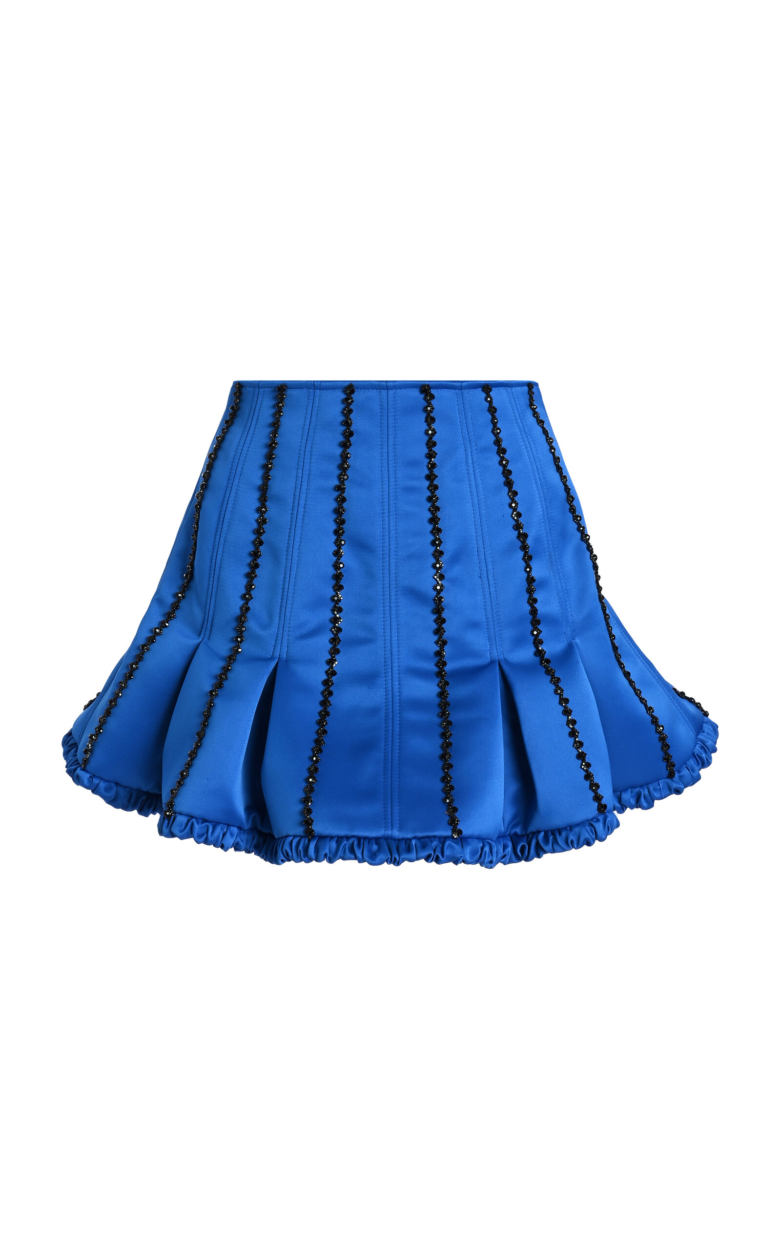 Siren Embellished Crepe Mini Skirt