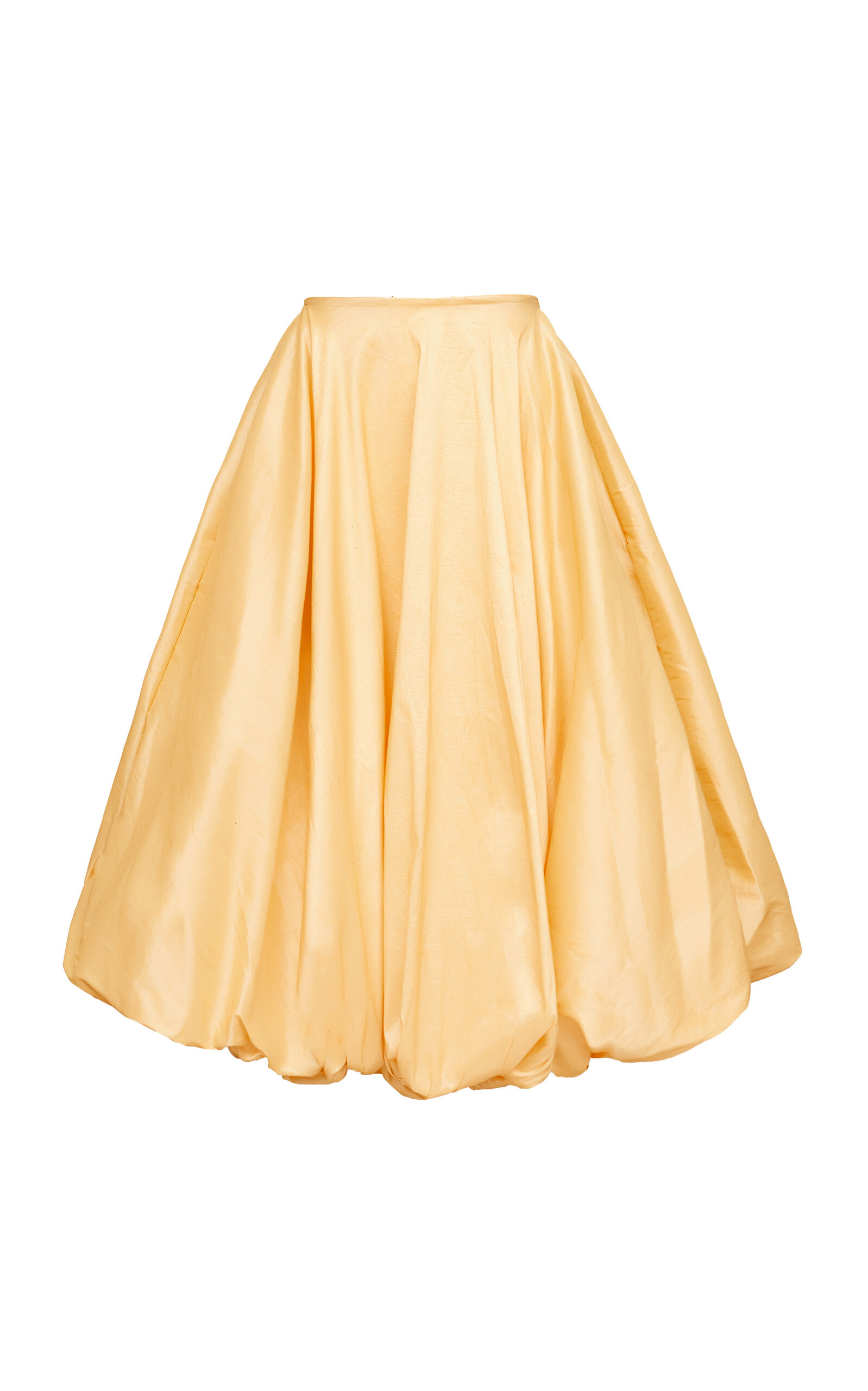 Beatrice Raw Silk Midi Bubble Skirt