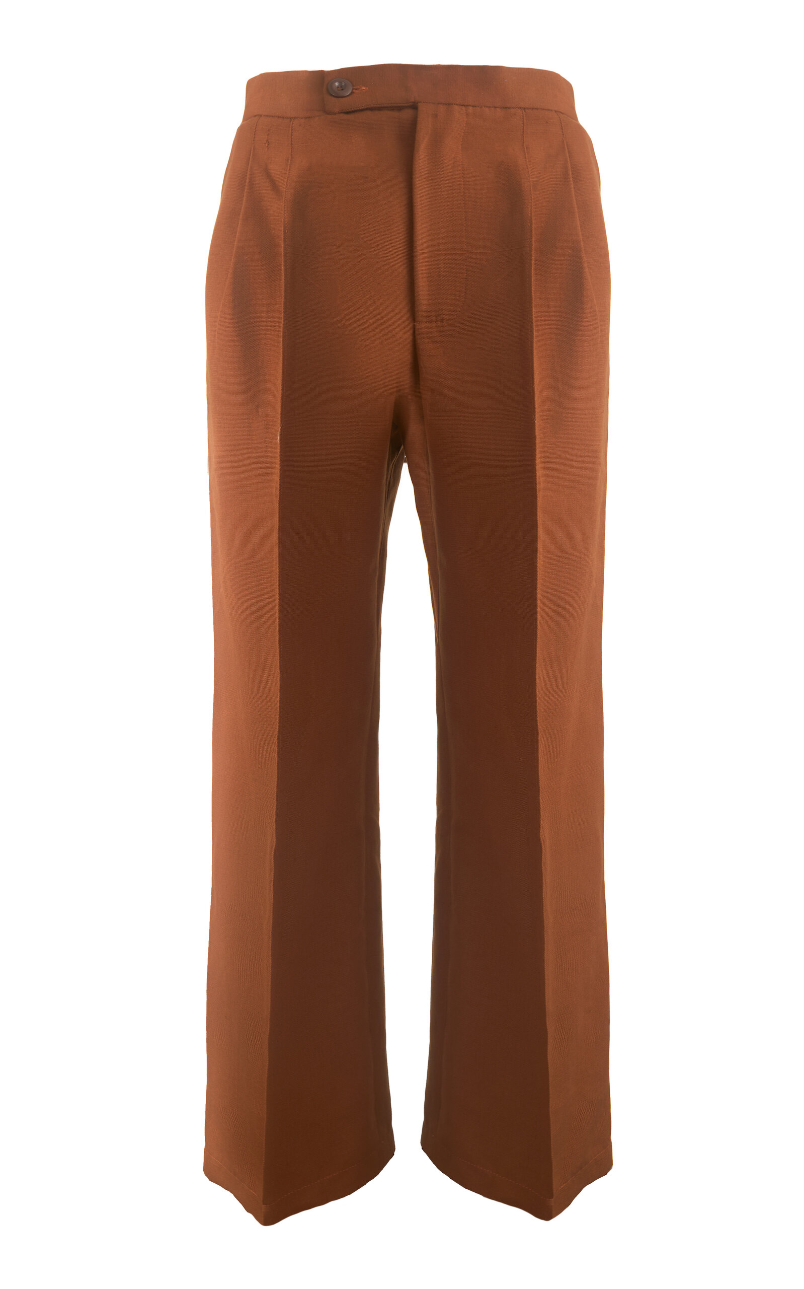 Zuhrah Cotton-Blend Wide-Leg Pants