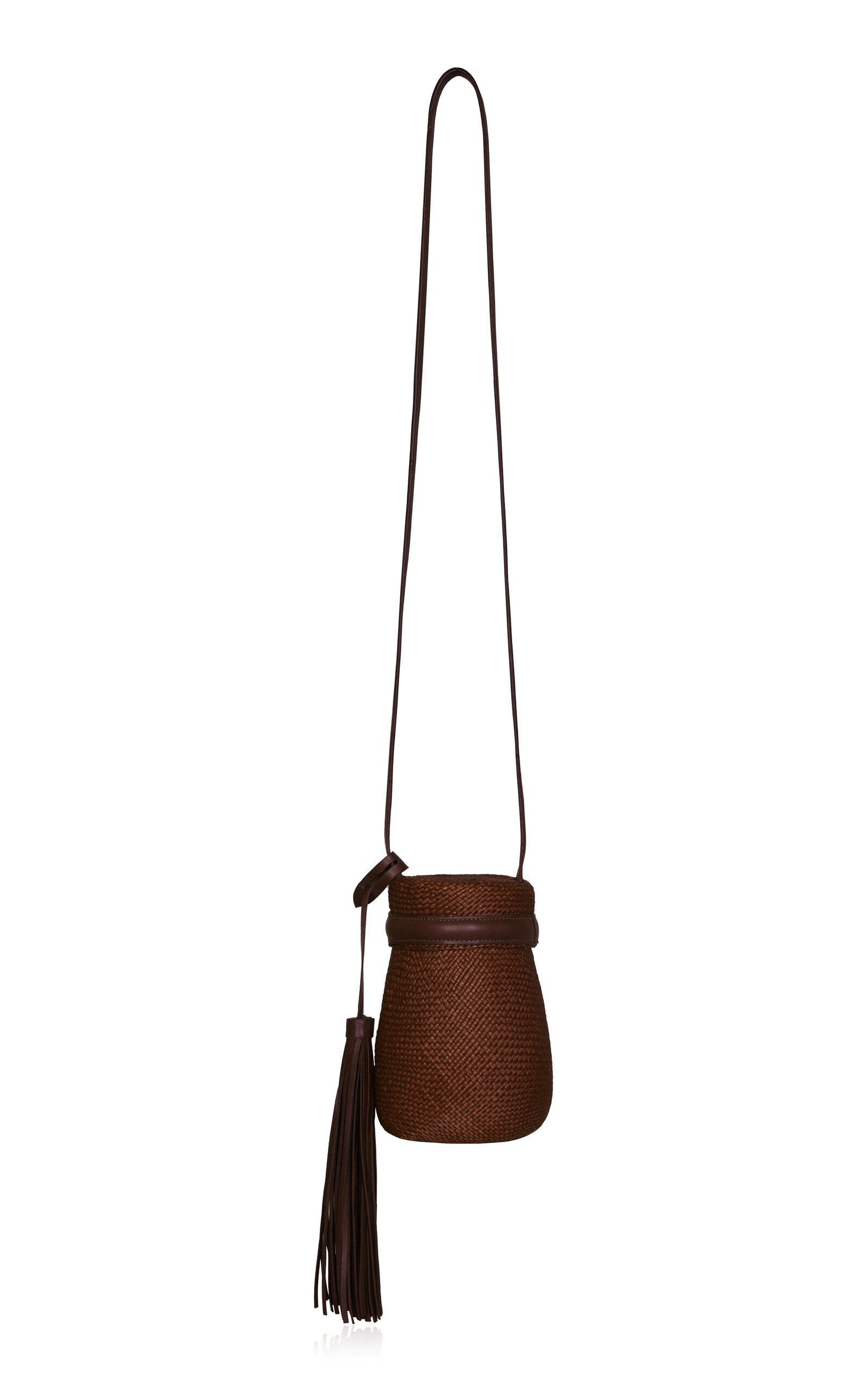 The Provider Palm and Leather Mochila Bag