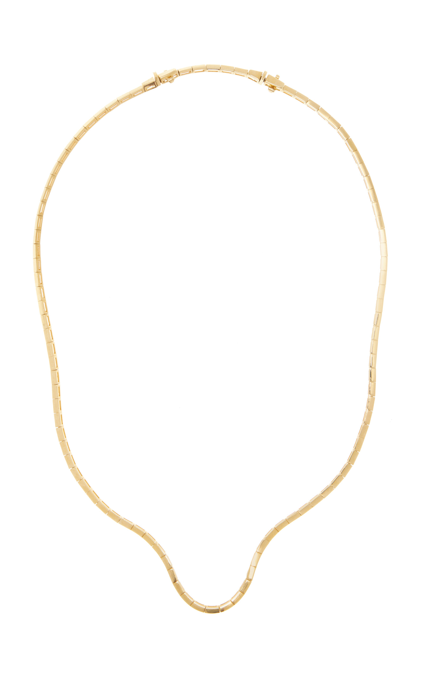 18K Yellow Gold Radiant Choker Necklace