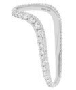 18K White Gold and Diamond Aura Full Pavé Ring