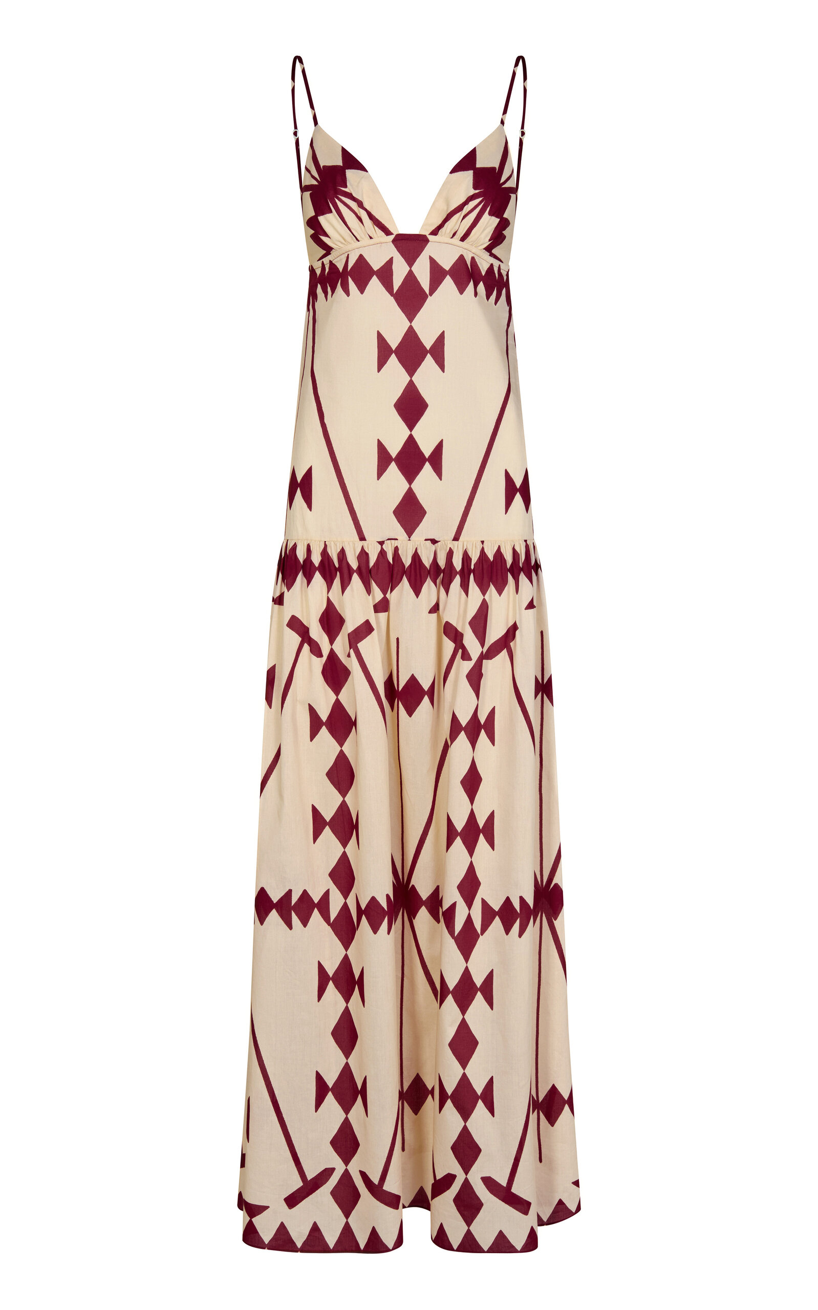 Zea Palm Cotton Maxi Dress