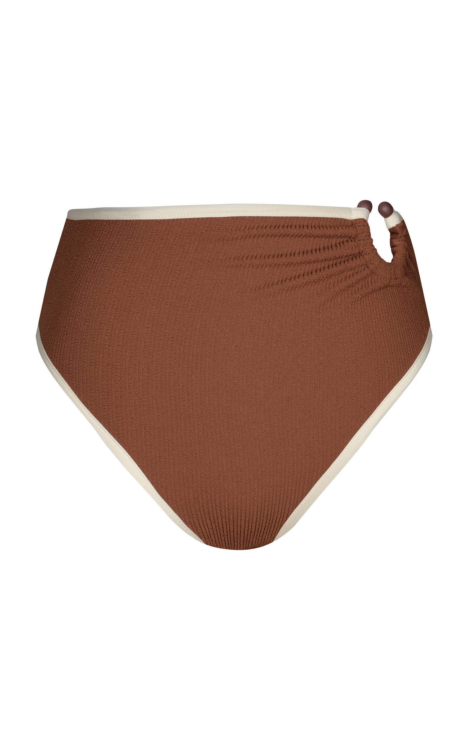 Susurro Del Agua Ring-Detailed High-Waisted Bikini Bottom