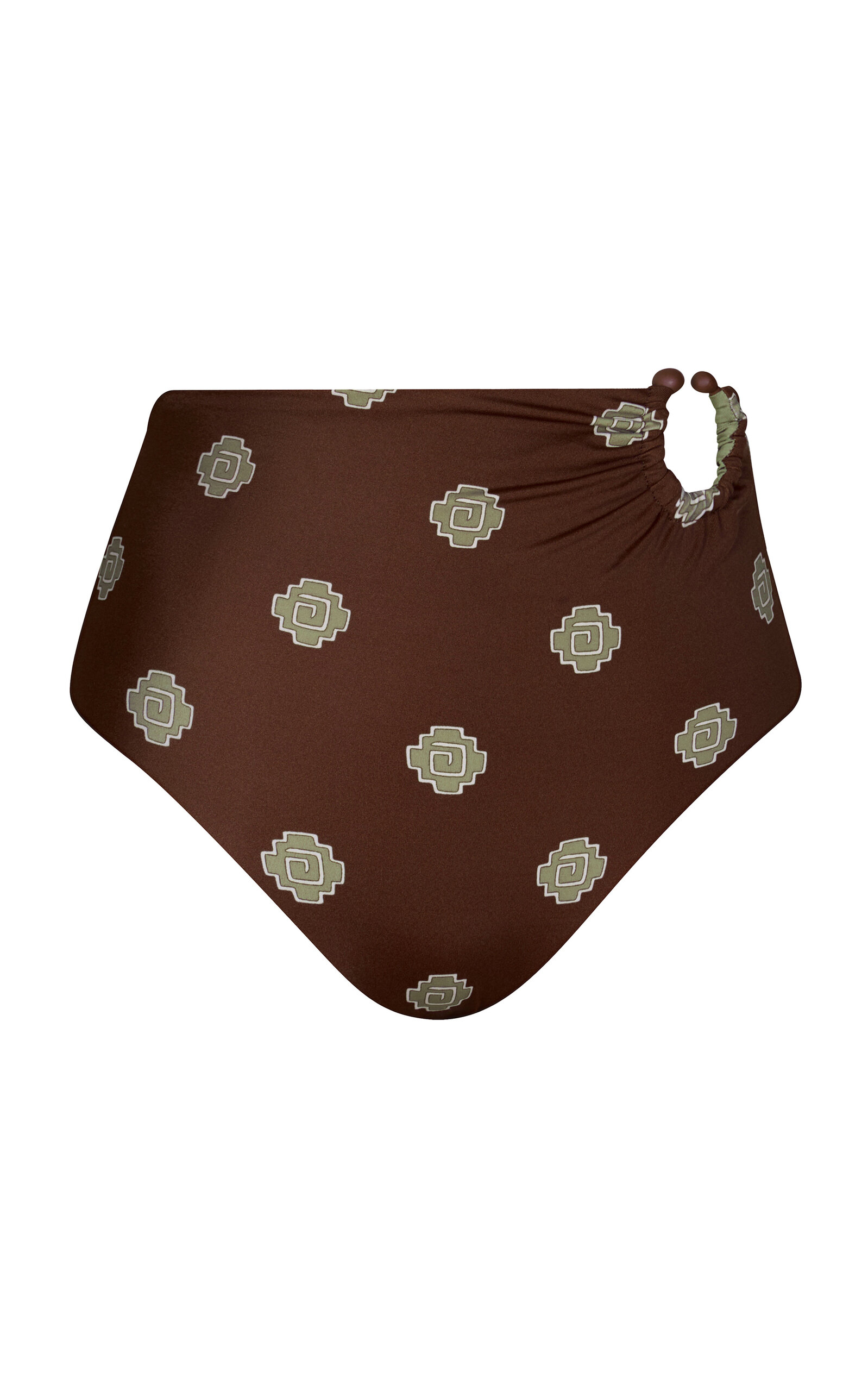 Taita Ring-Detailed High-Waisted Bikini Bottom