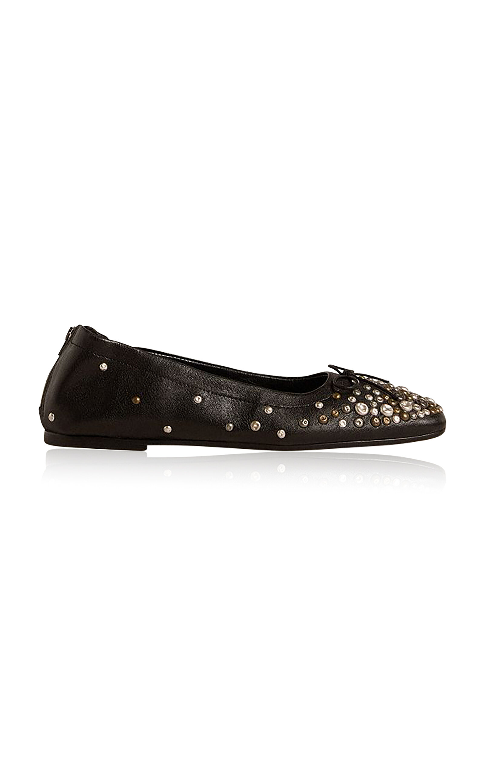 Amy Studded Leather Ballet Flat