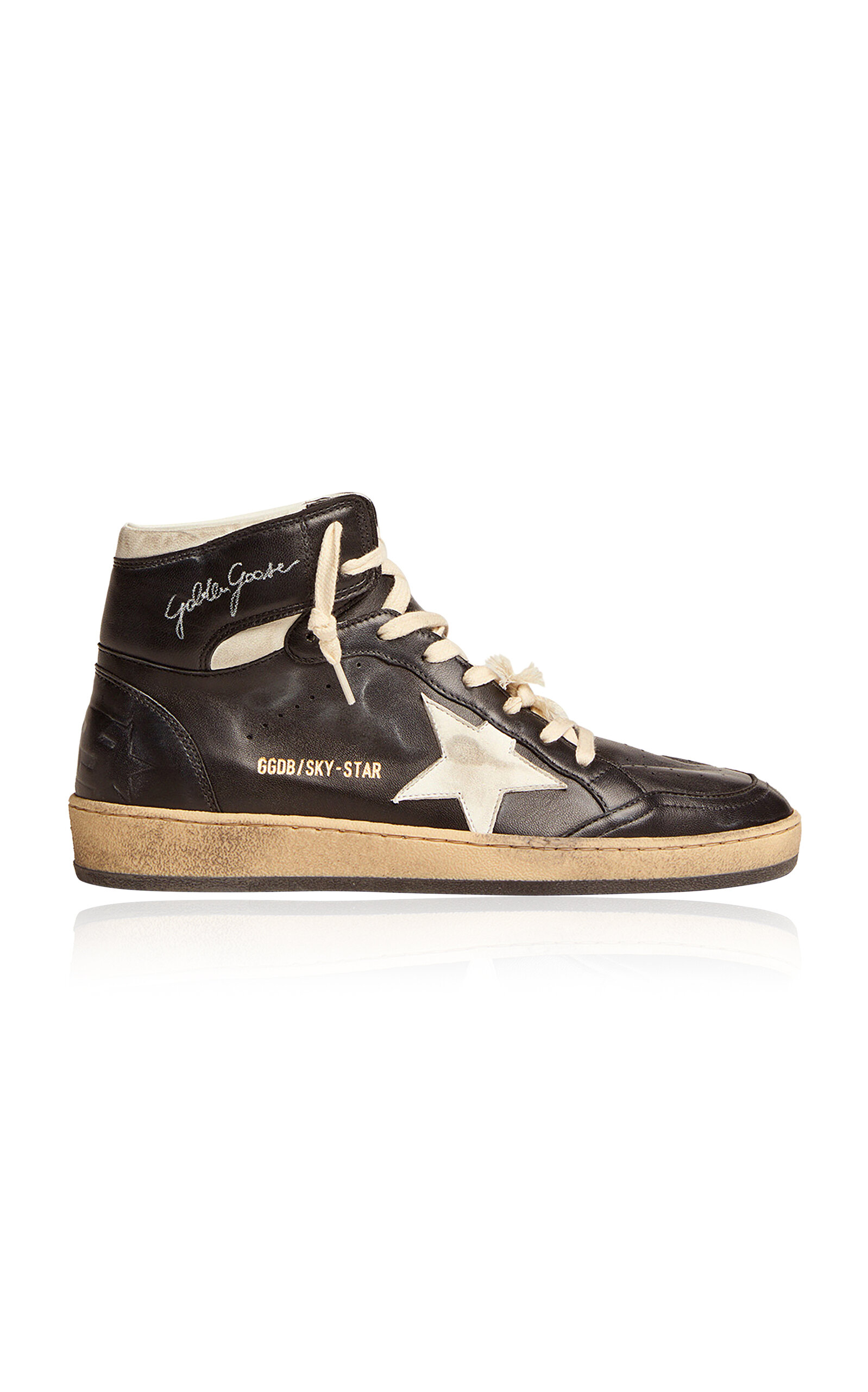 Sky Star Leather High-Top Sneaker