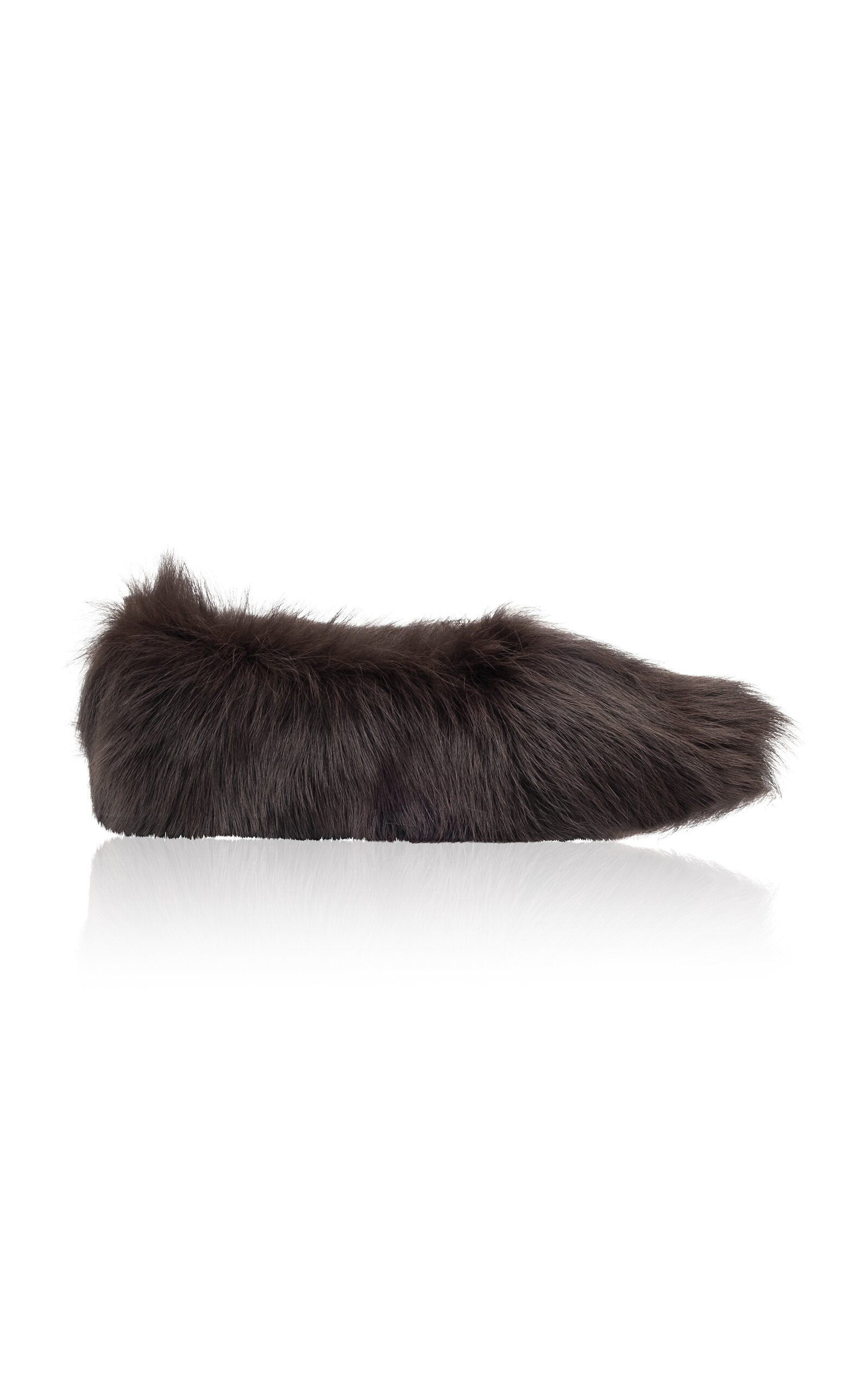 Fur-Fur Ballet Flats