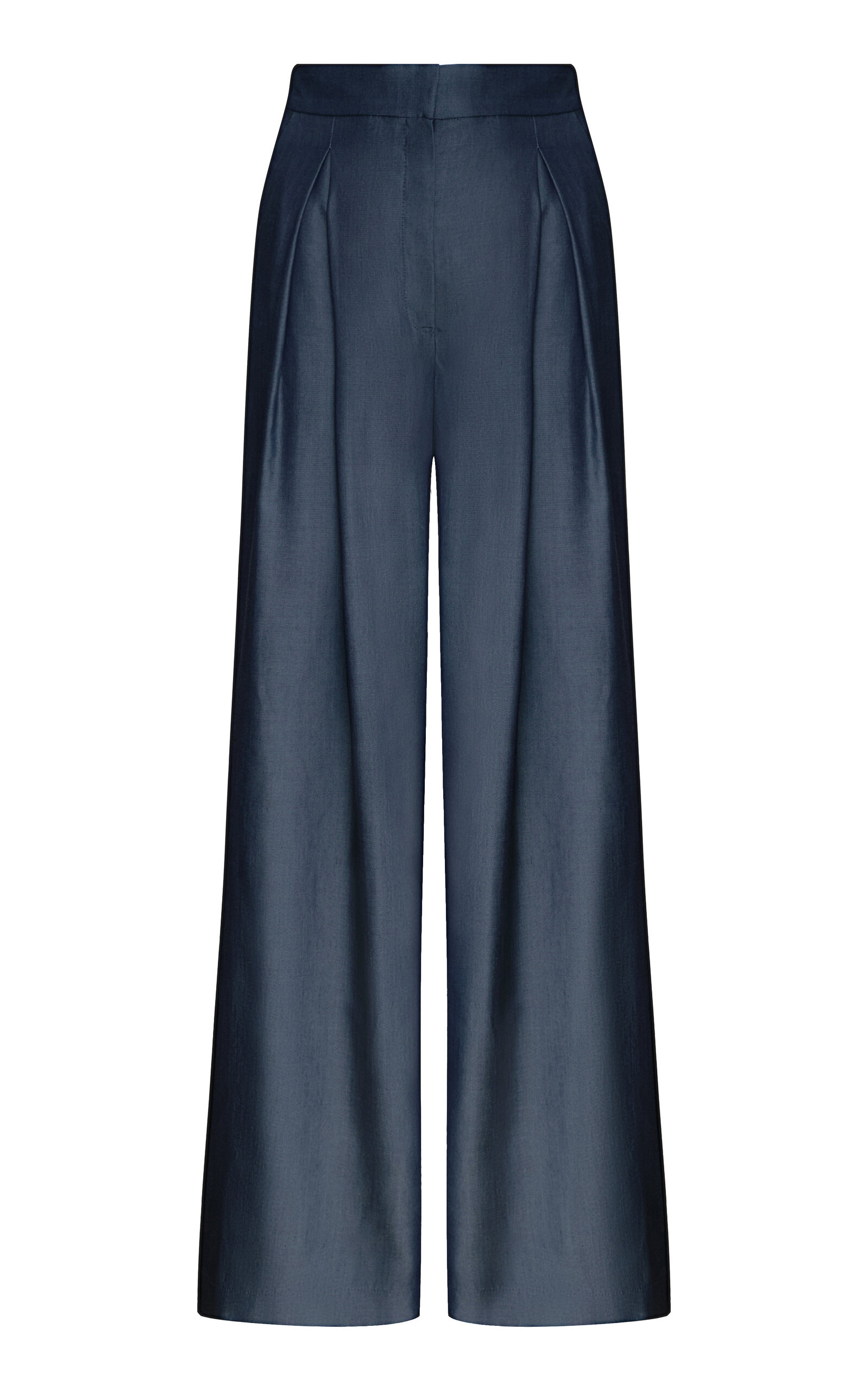 Plenitud Pleated Tencel Wide-Leg Pants