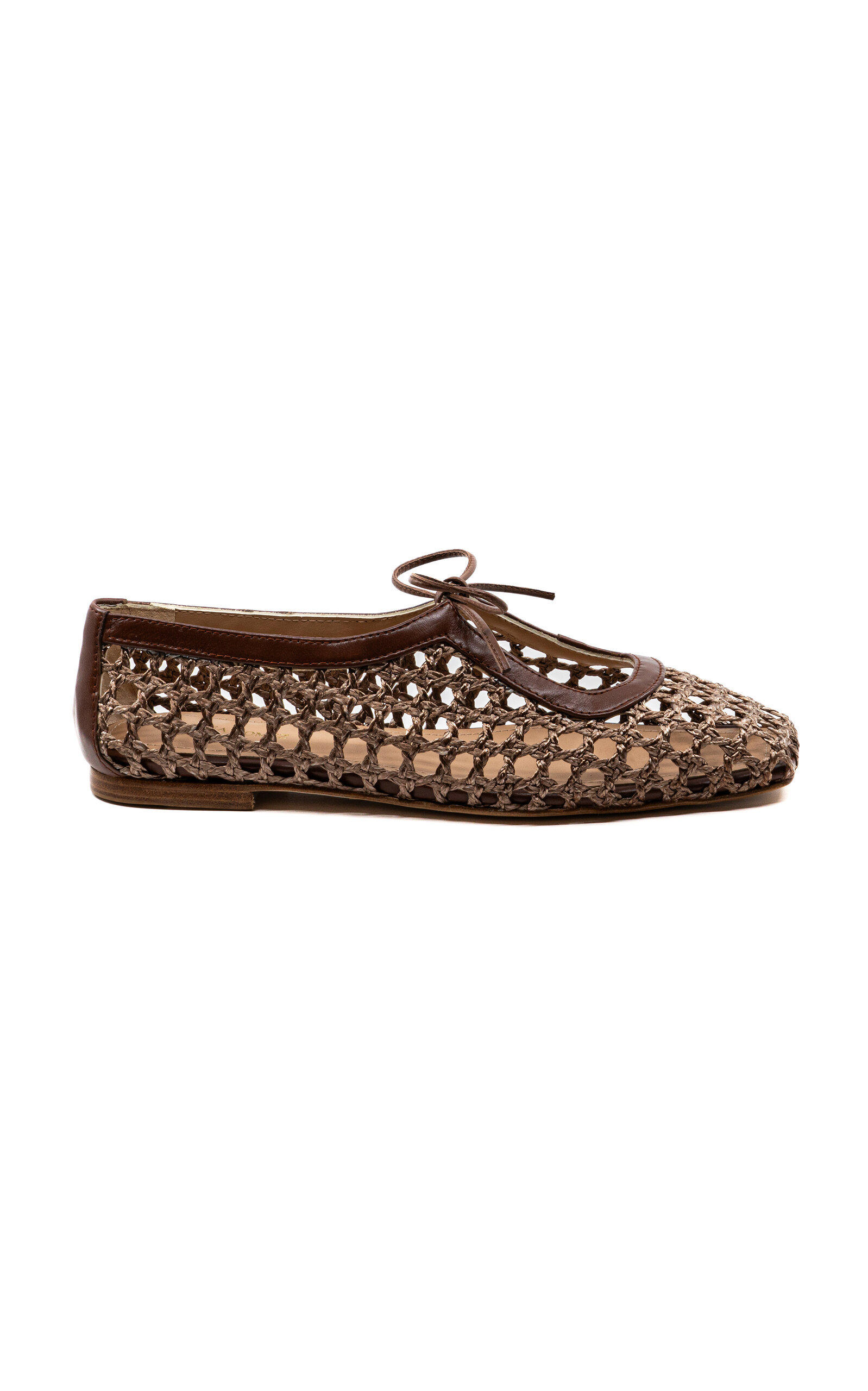 Amelia Raffia Ballet Flats