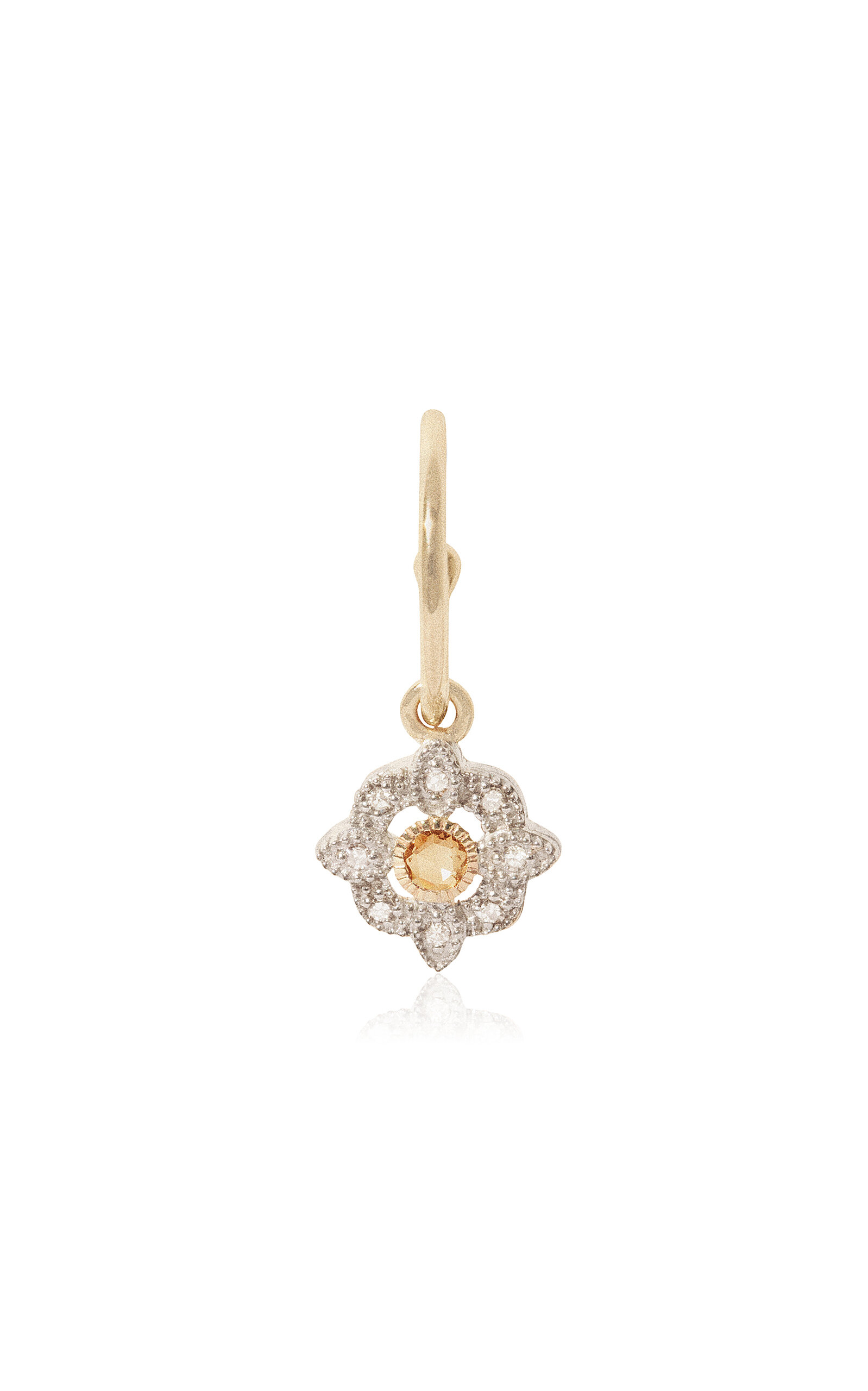 9Kt Yellow Gold Bettina Single Earring Diamond