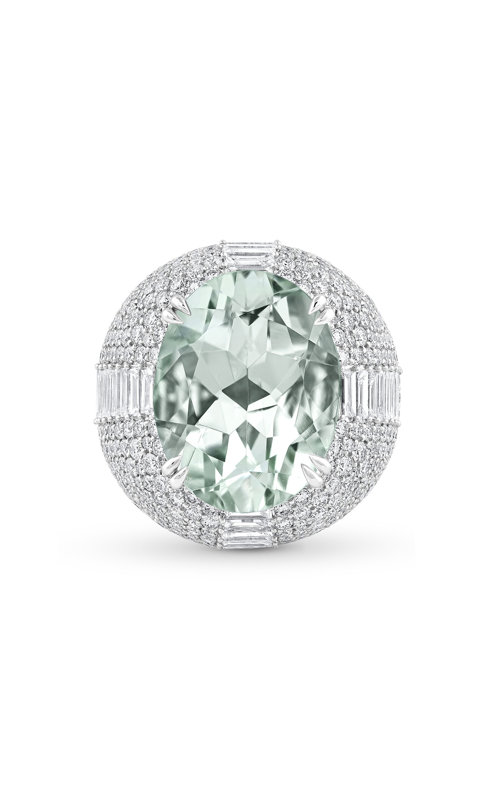 Sunlight 18K White Gold Tourmaline Ring