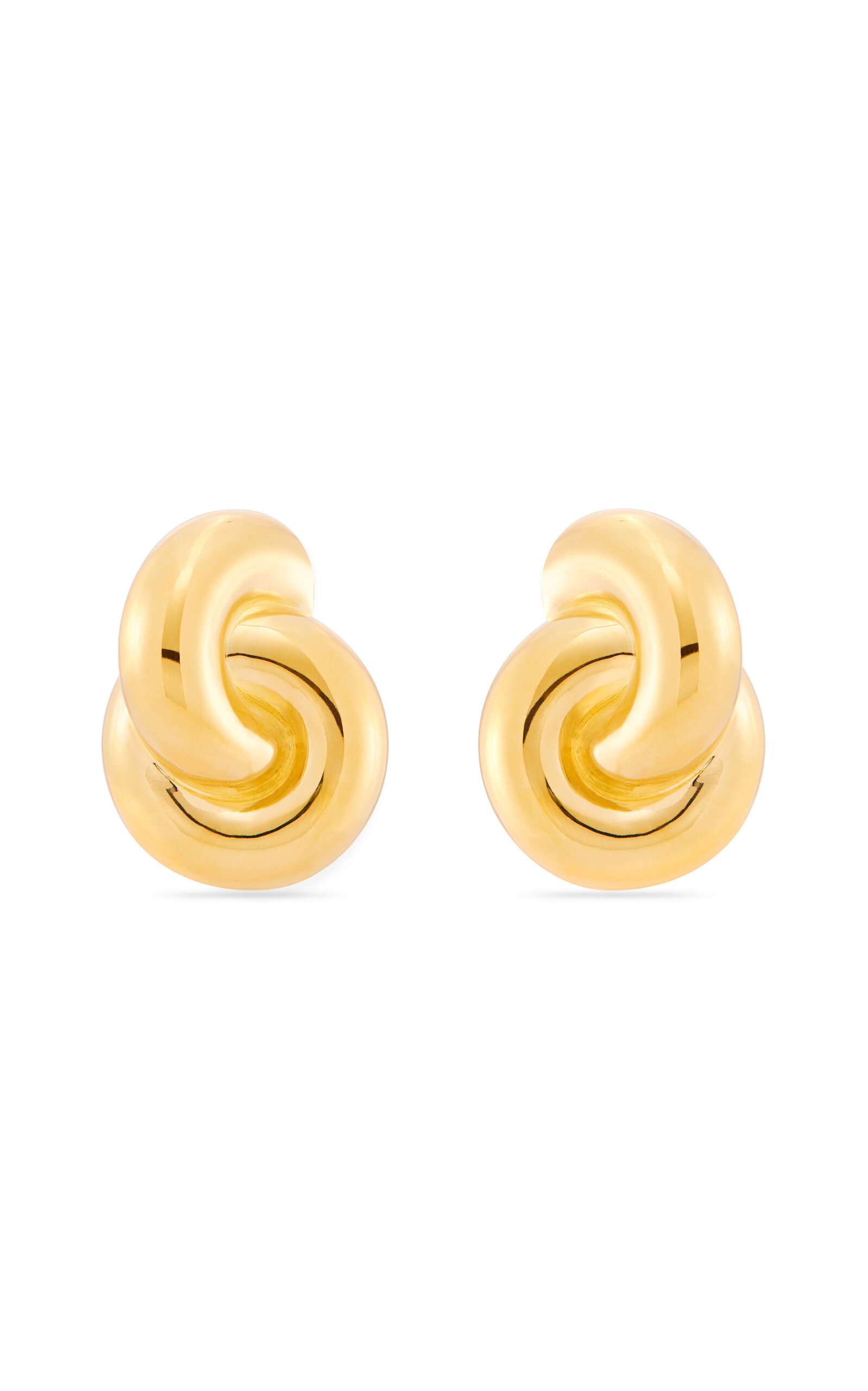 MÉGA Jumbo Double Knot 14K Gold Vermeil Earrings