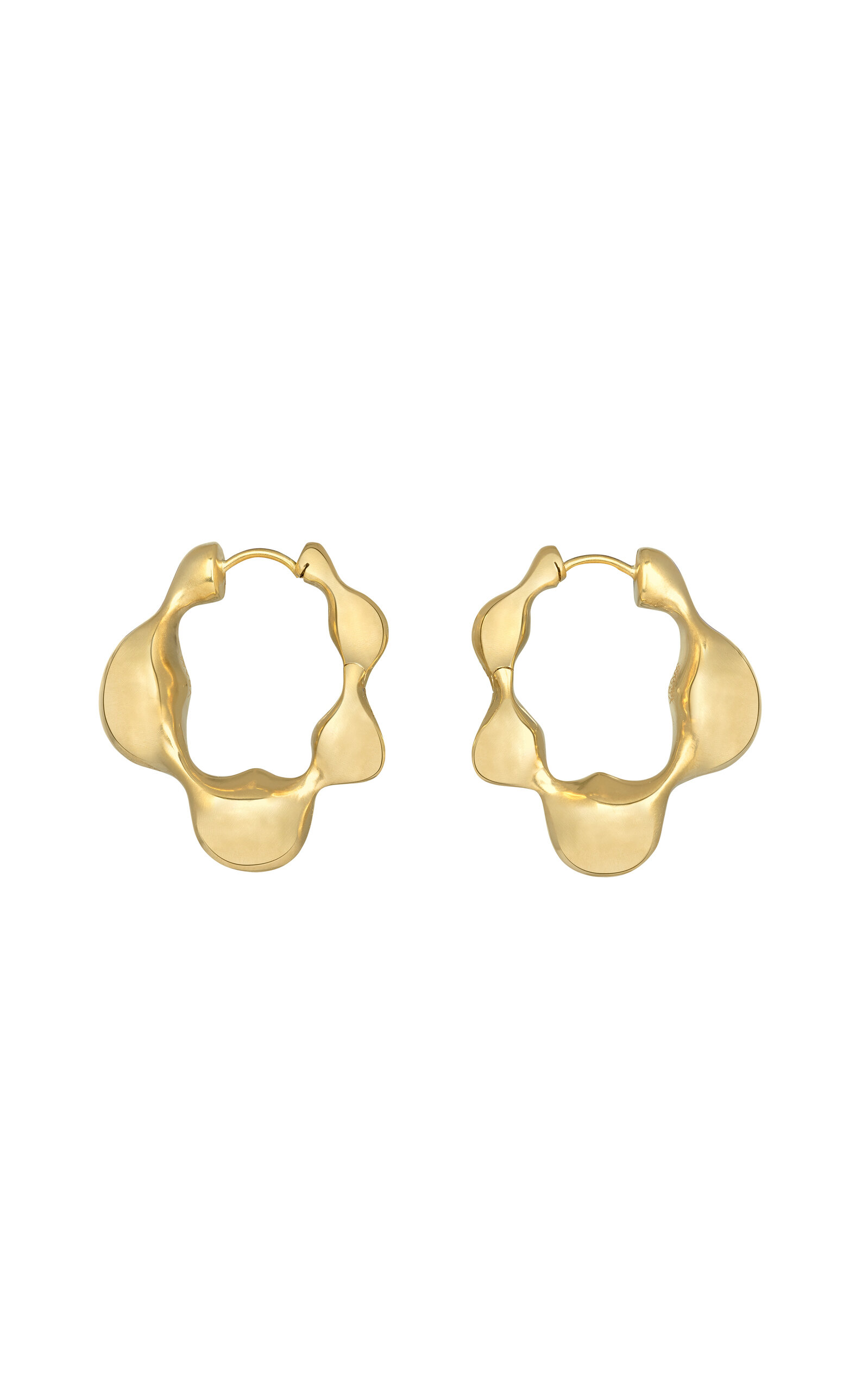 Cayrn 18K Yellow Gold Hoop Earrings