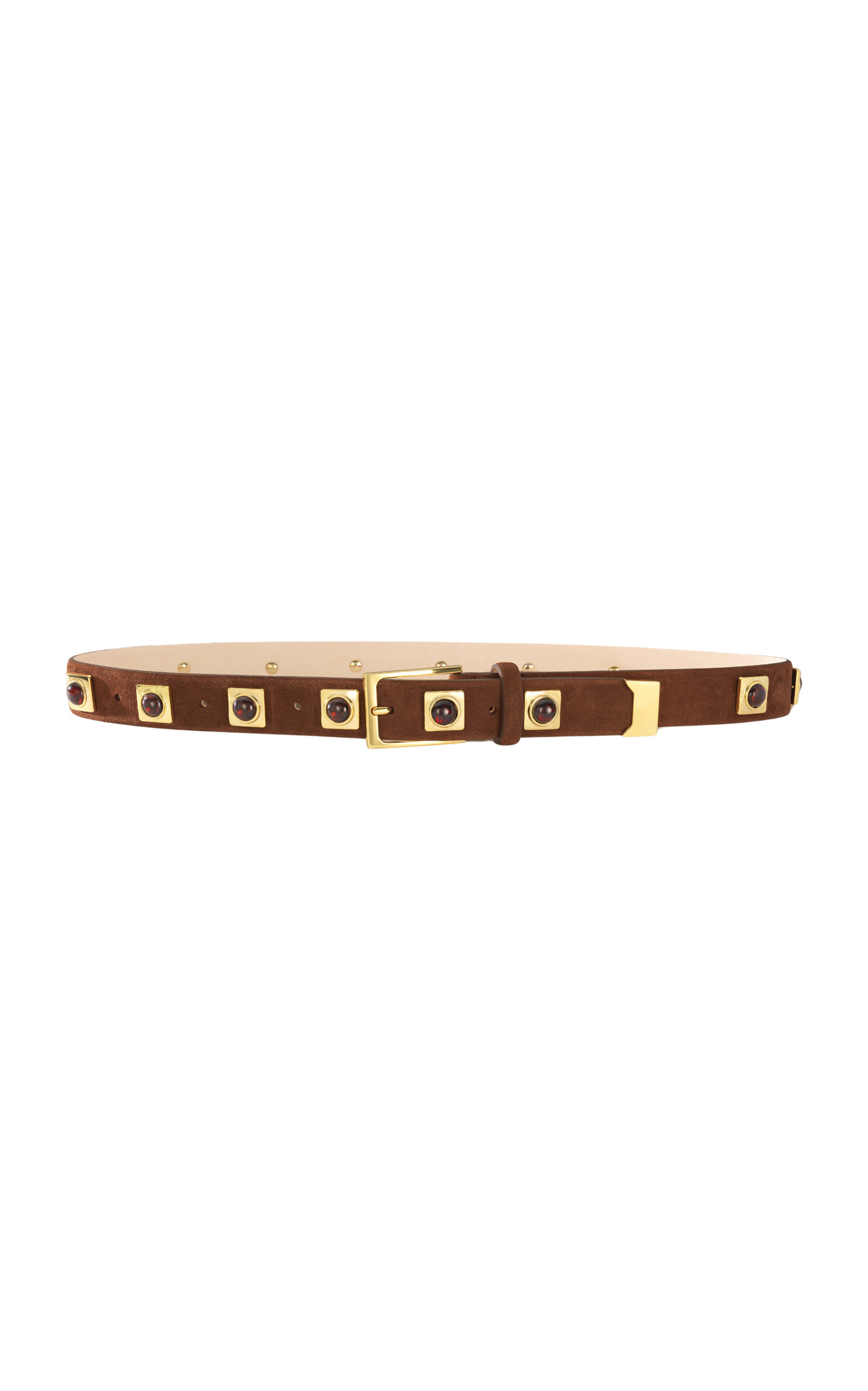 Studded Suede Belt