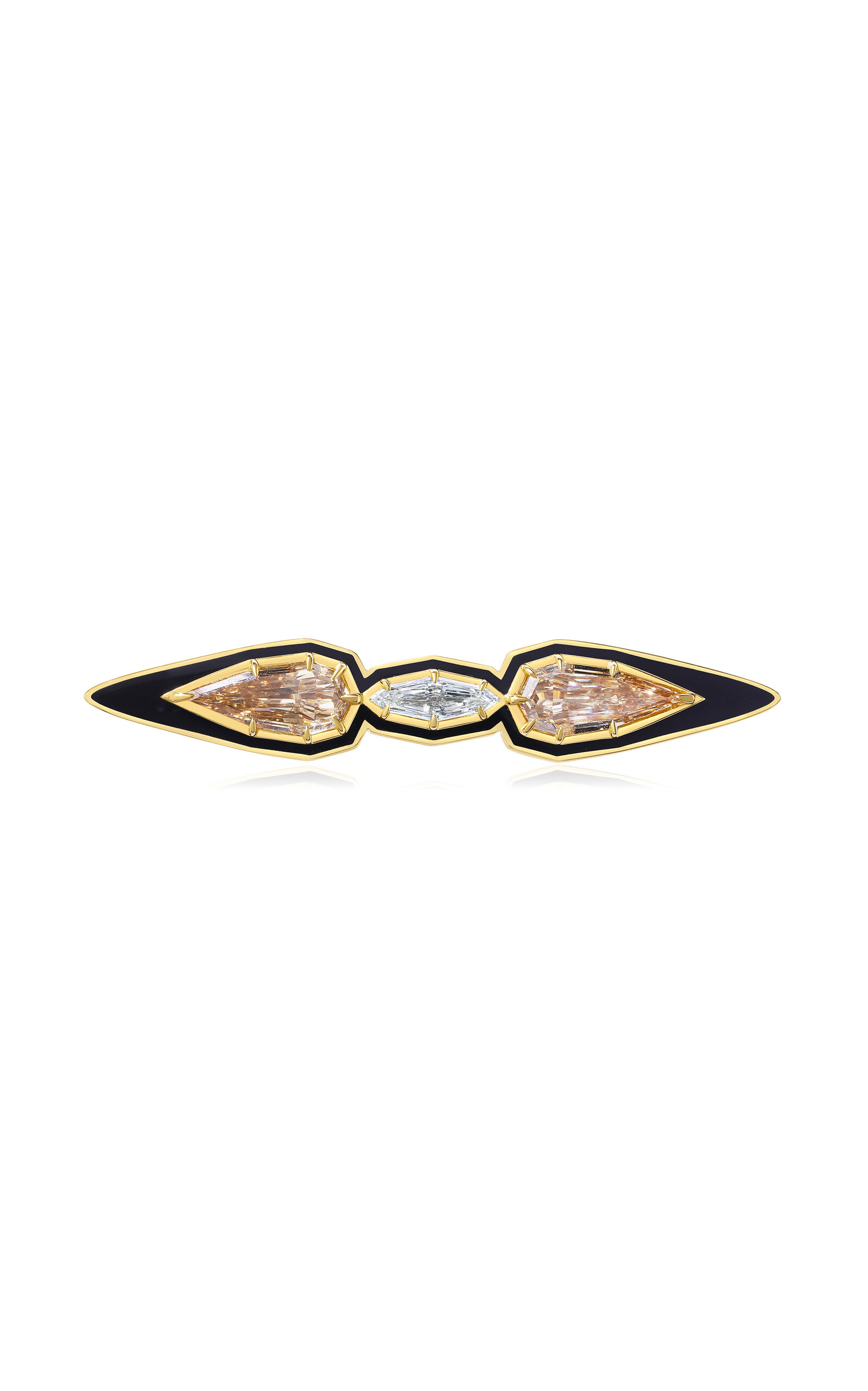 18K Yellow Gold Belvedere Traverse Ring